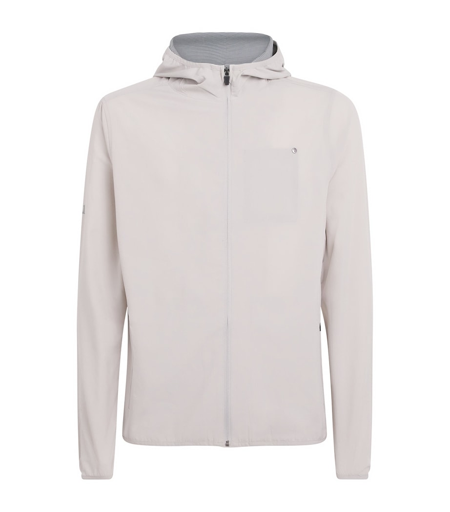 VUORI Mens Outdoor Trainer Shell Jacket Gmx Grey Mist L Image 1