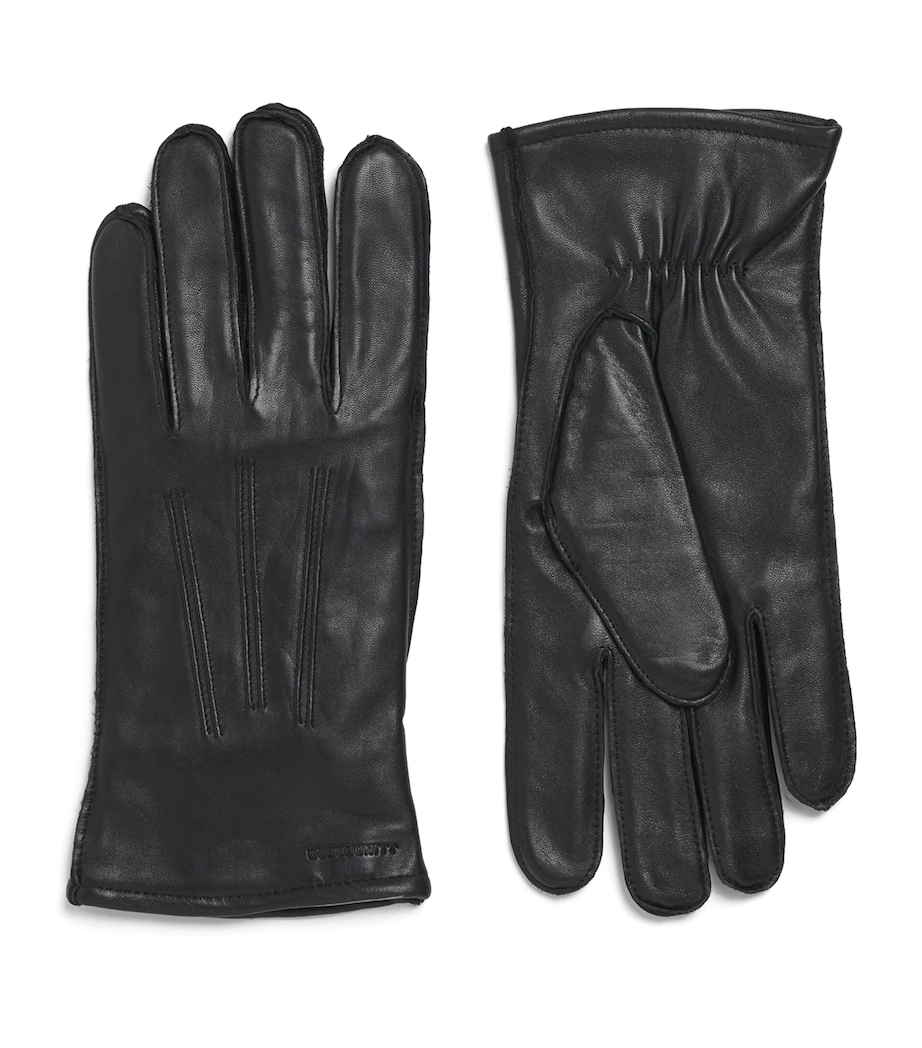 Leather Milo Gloves BLACK9999 Image 1