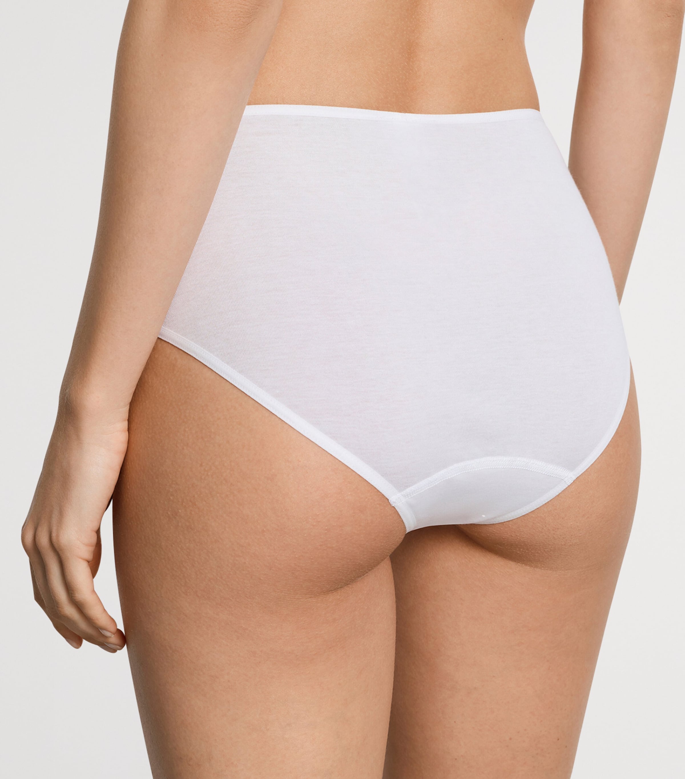 Hanro Womens Pima Cotton Belen Maxi Briefs White Image 3