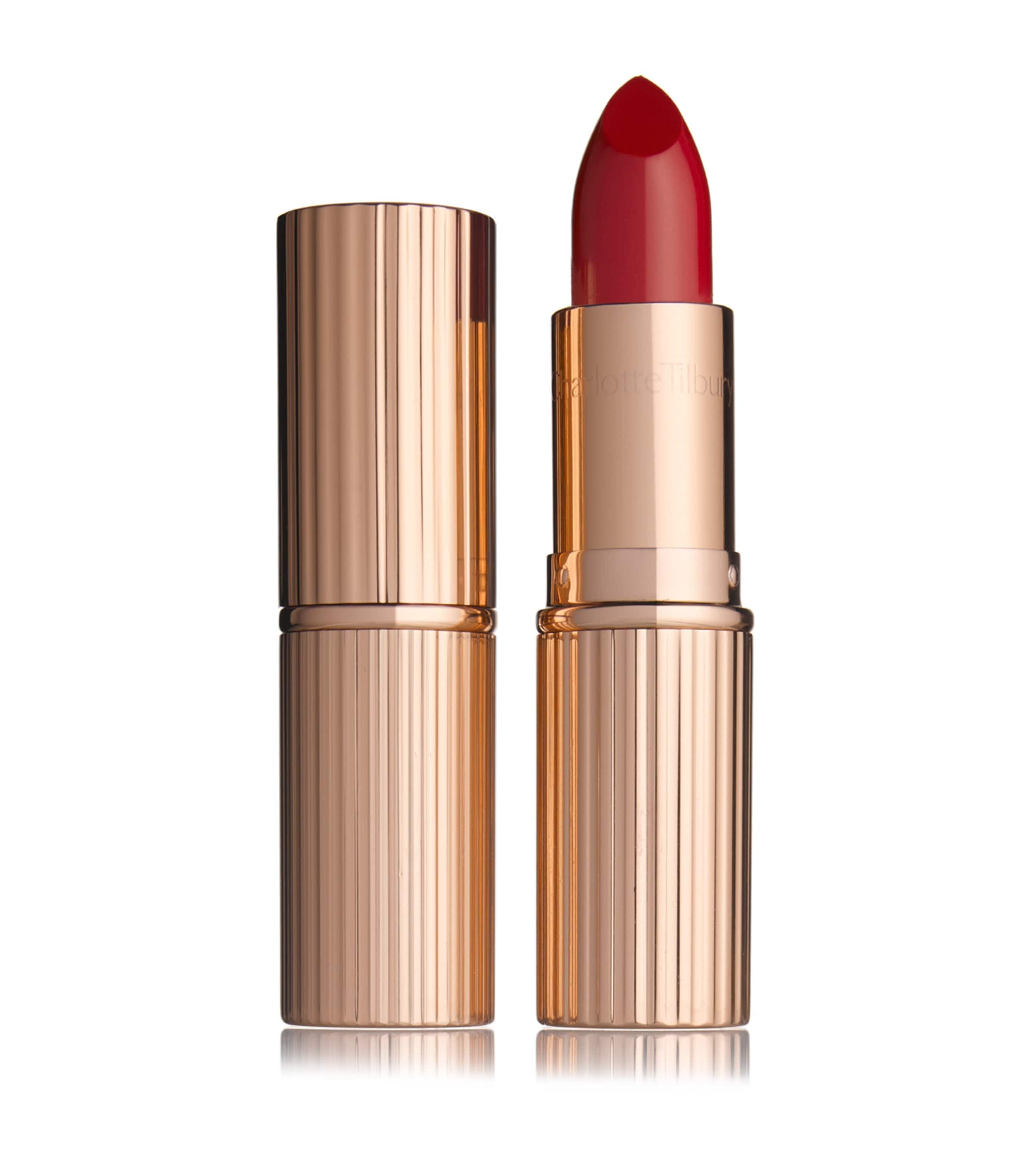 Shop Charlotte Tilbury K. I.s. S.i. N.g Lipstick In Red