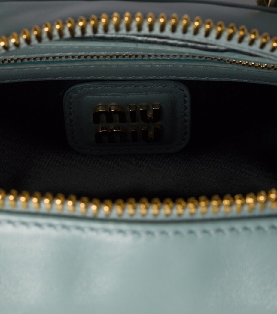 Matelassé Leather Arcadie Top-Handle Bag F0035 Image 6