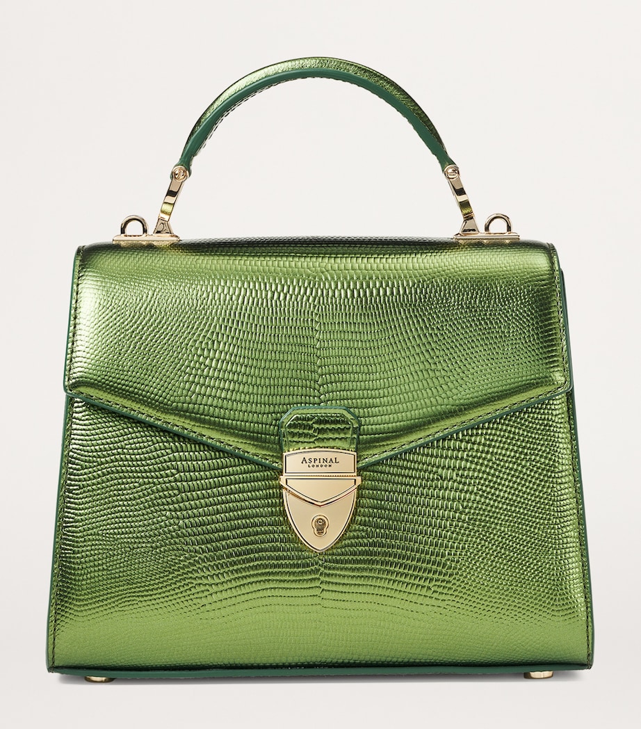 Midi Mayfair 2 Top-Handle Bag GREEN METALLIC Image 2