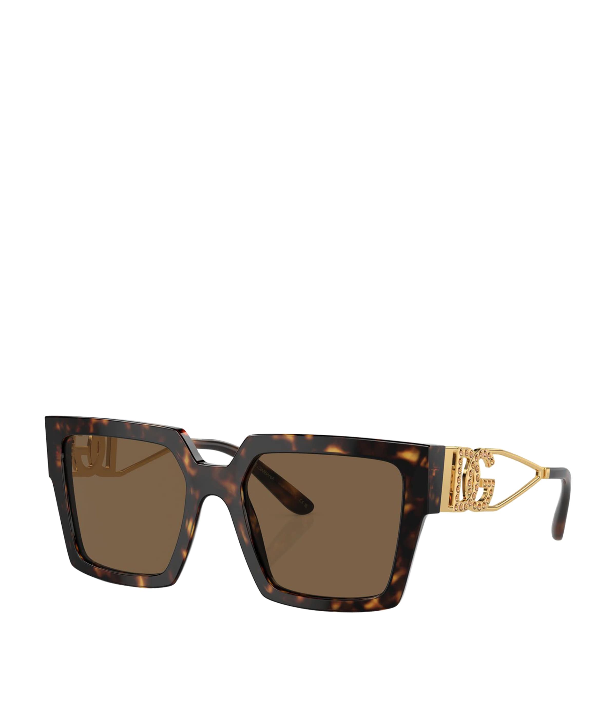NEW Authentic Dolce & Gabbana Brown Sunglasses with Tortoiseshell Design 0DG6198 Amazon.com: Dolce & Gabbana DG6138-318513 Sunglasses HAVANA  main image 4