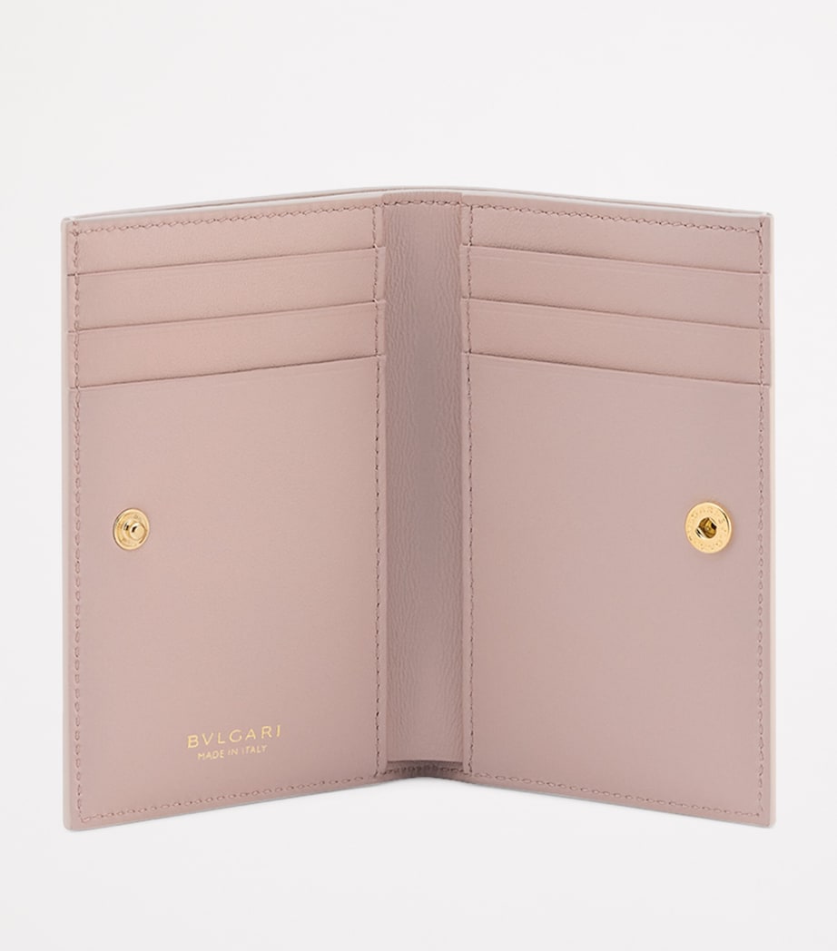 Serpenti Forever Folded Card Holder WHITE Image 3