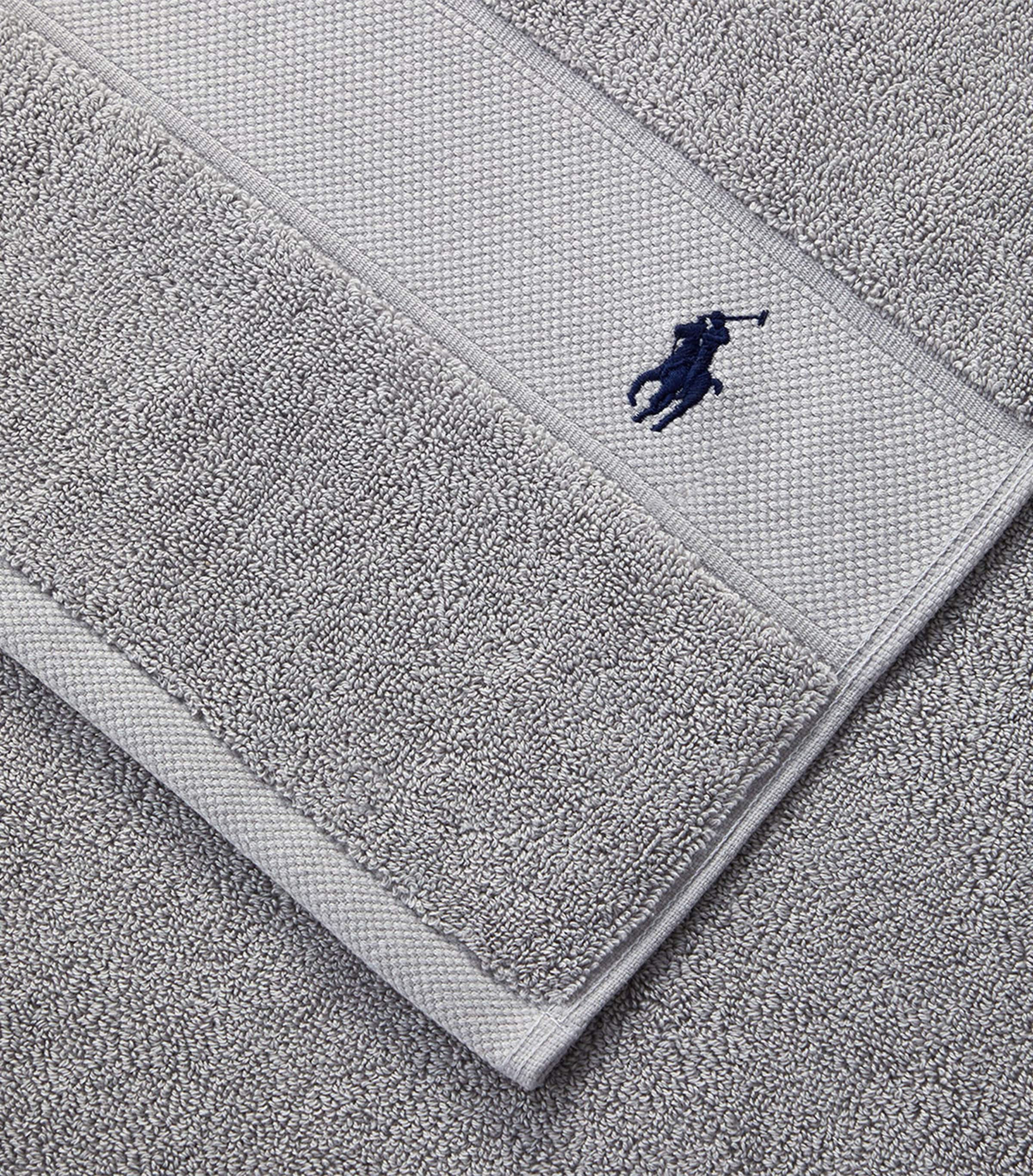 Polo Player Bath Sheet (90cm x 160cm) ANDOVER HEATHER Image 5