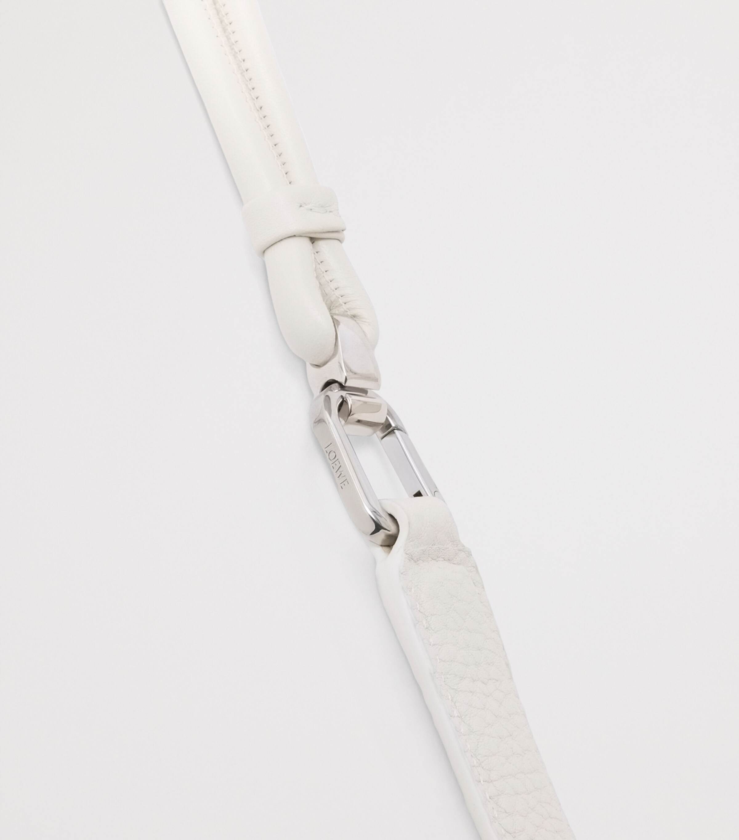 LOEWE Medium Calfskin Madrid Shoulder Bag Soft White Image 14