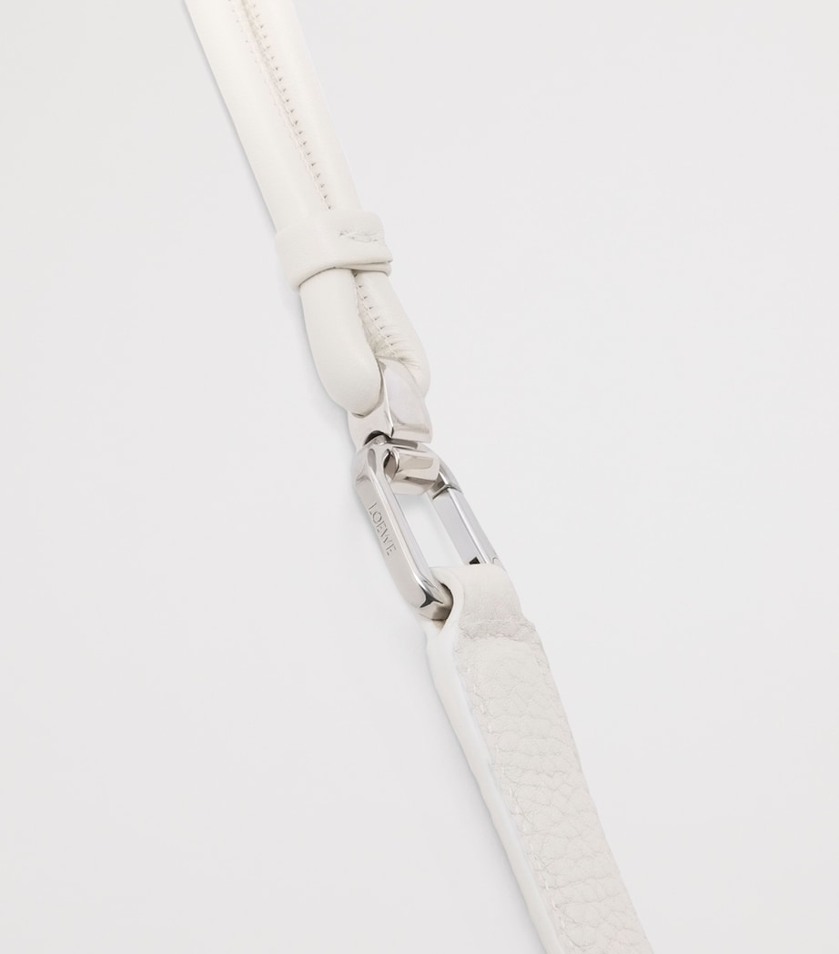 Medium Calfskin Madrid Shoulder Bag SOFT WHITE Image 14