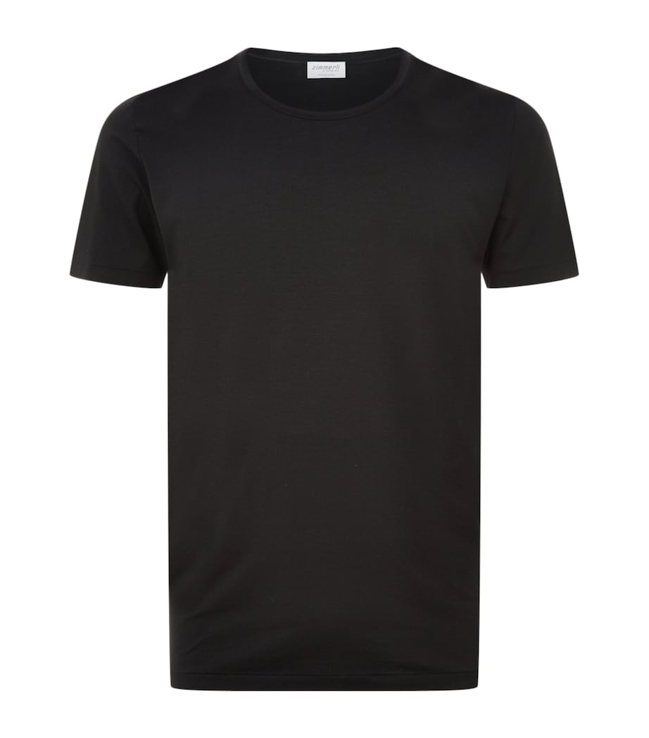 172 Pure Comfort Round Neck T-Shirt BLACK Image 1