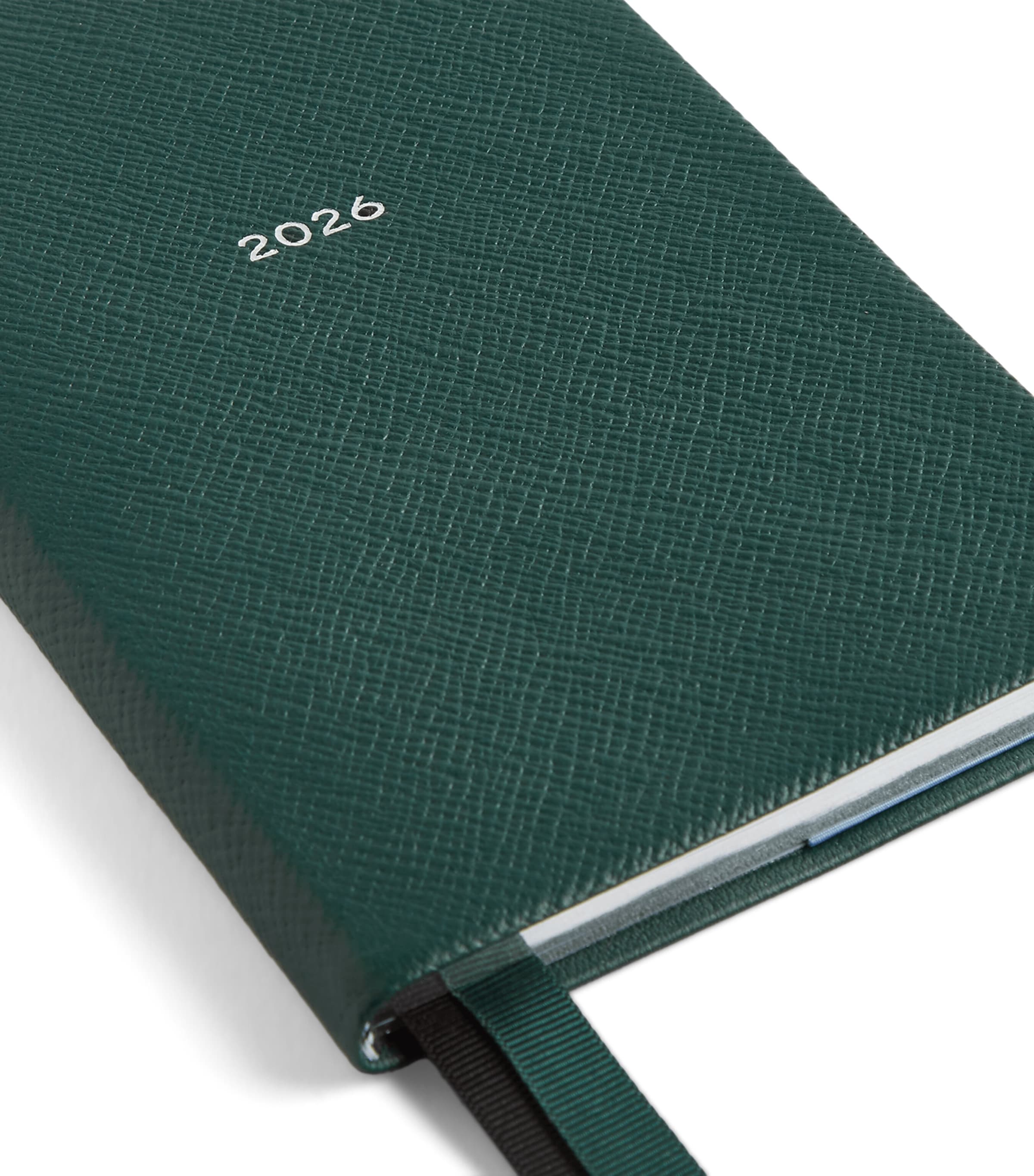 Grained Lambskin Chelsea Diary FOREST GREEN Image 5