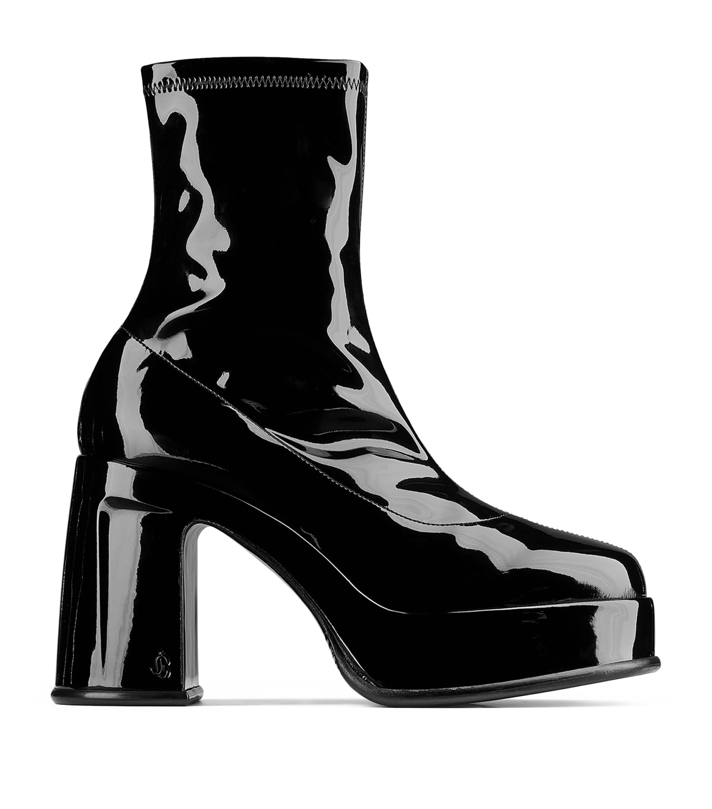 Jimmy Choo Hadi 100 Heeled Ankle Boot Black Image 1