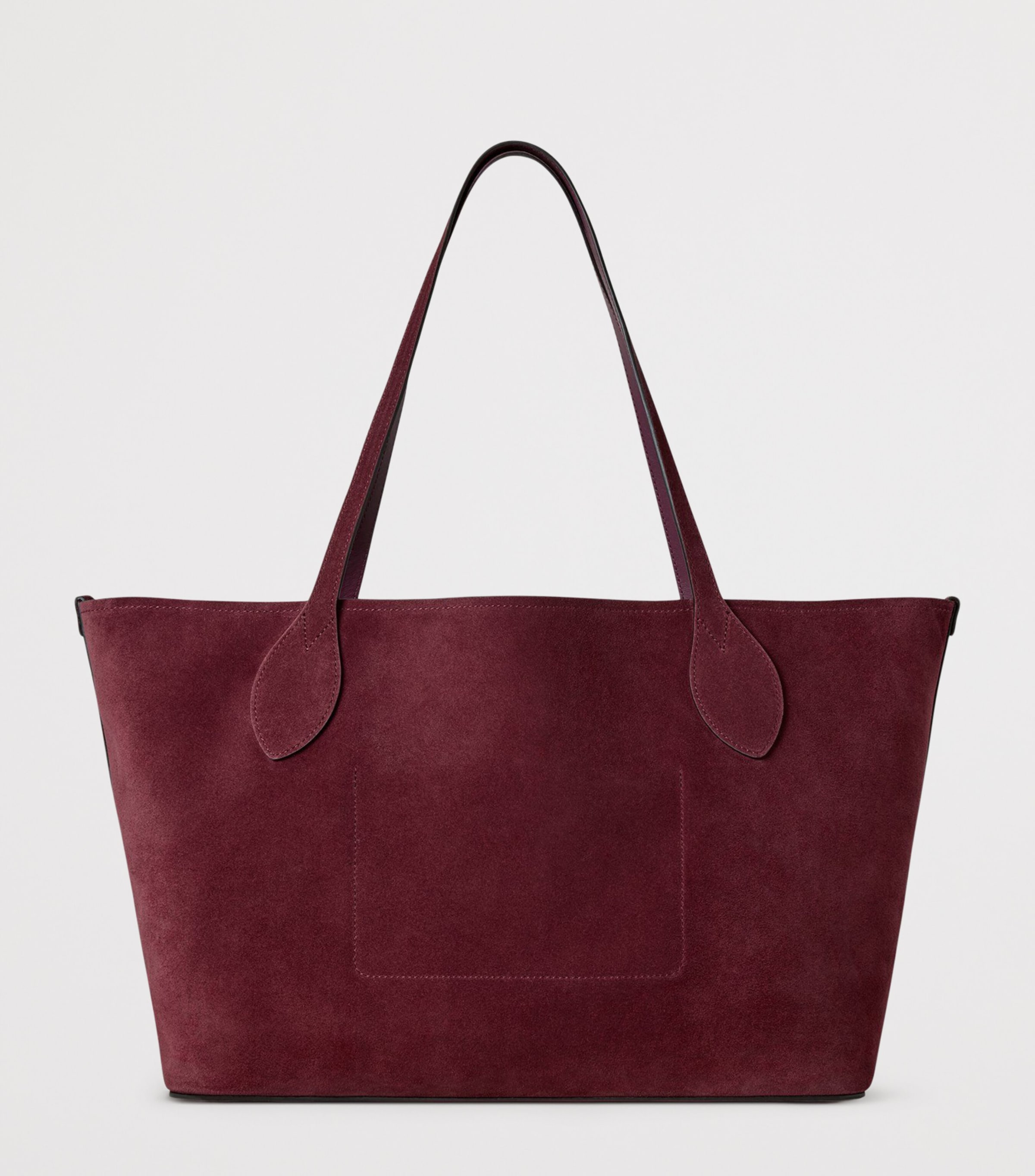 Suede Tree Tote Bag BERRY Image 3