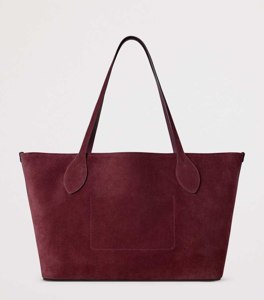 Suede Tree Tote Bag BERRY Image 3