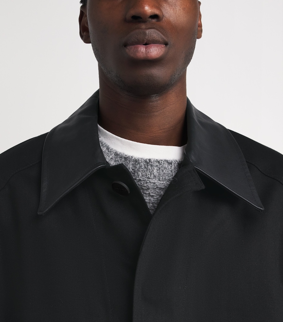 x Aaron Levine Cotton Canvas Dover Jacket BLACK Image 6