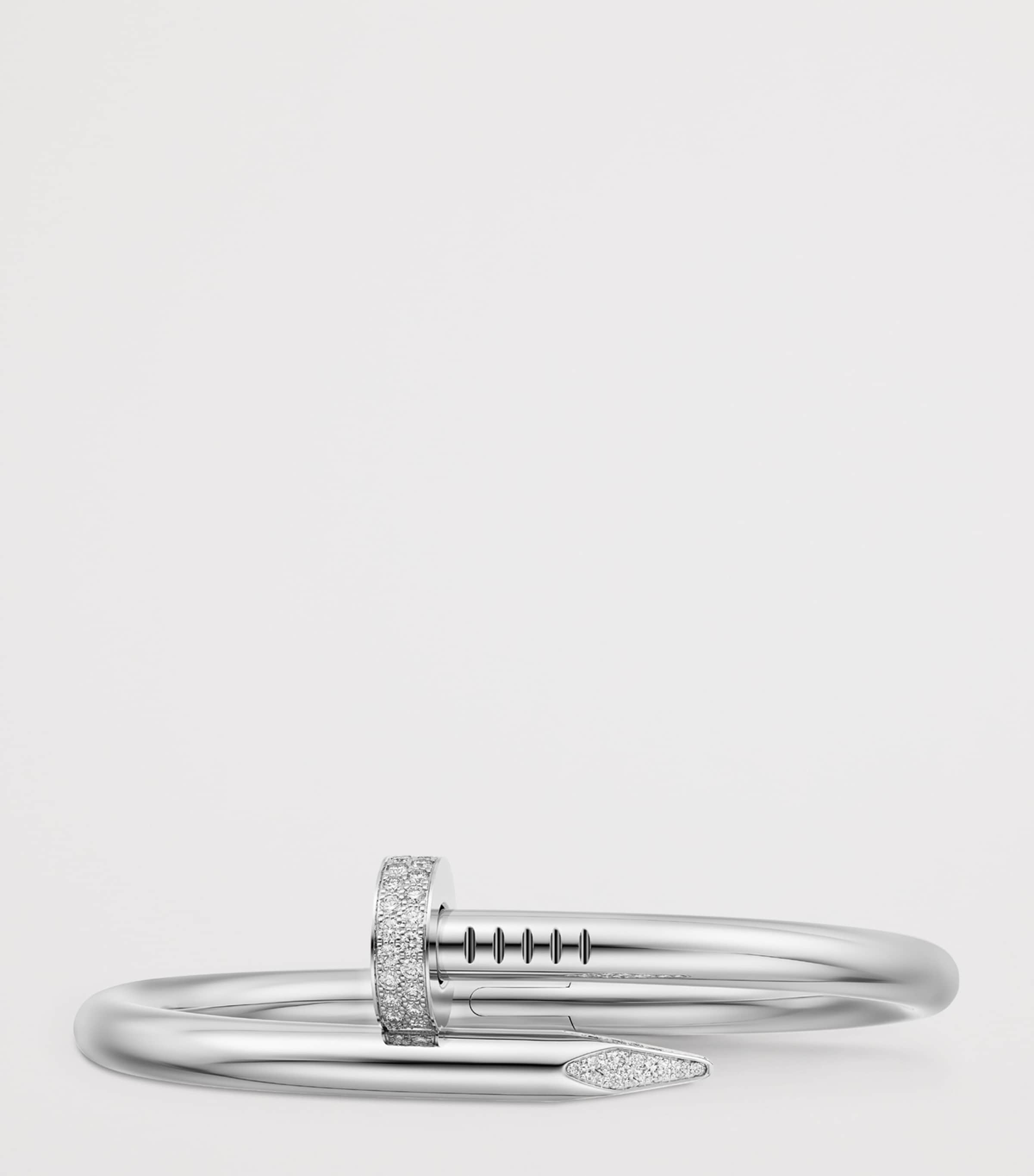 Cartier White Gold and Diamond Juste un Clou Bracelet White Gold Image 6