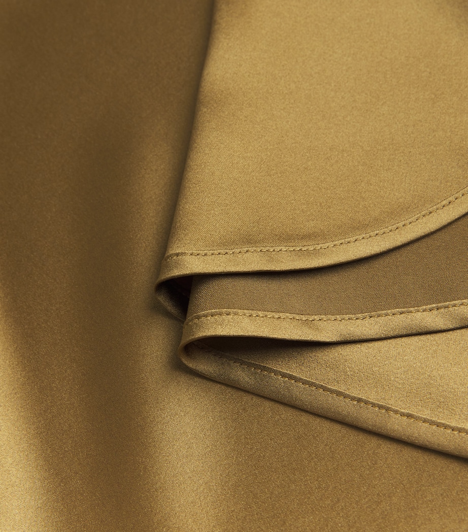 Silk T-Shirt OLIVE GREEN Image 5