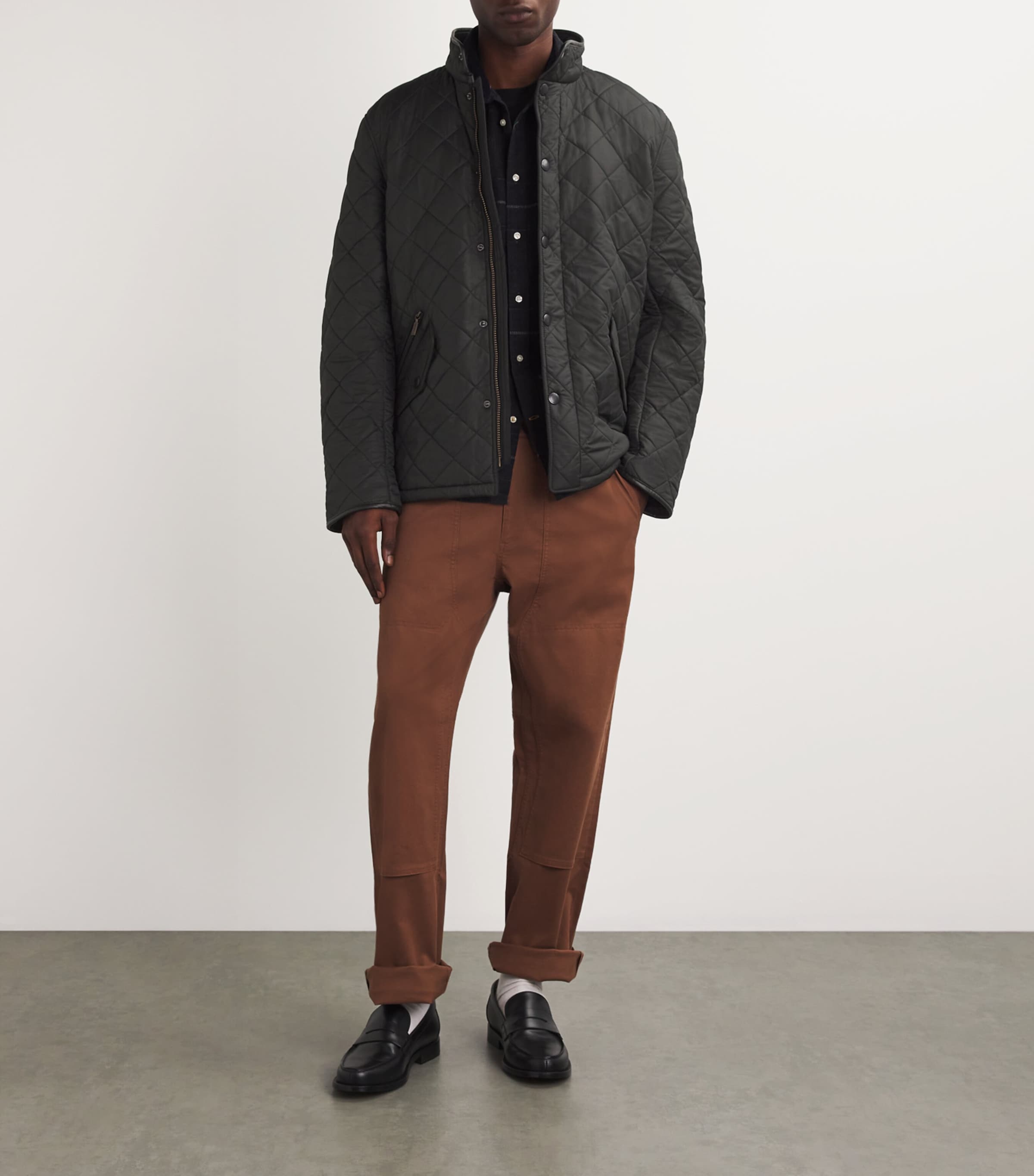 Quilted Powell Jacket BLACK Image 2