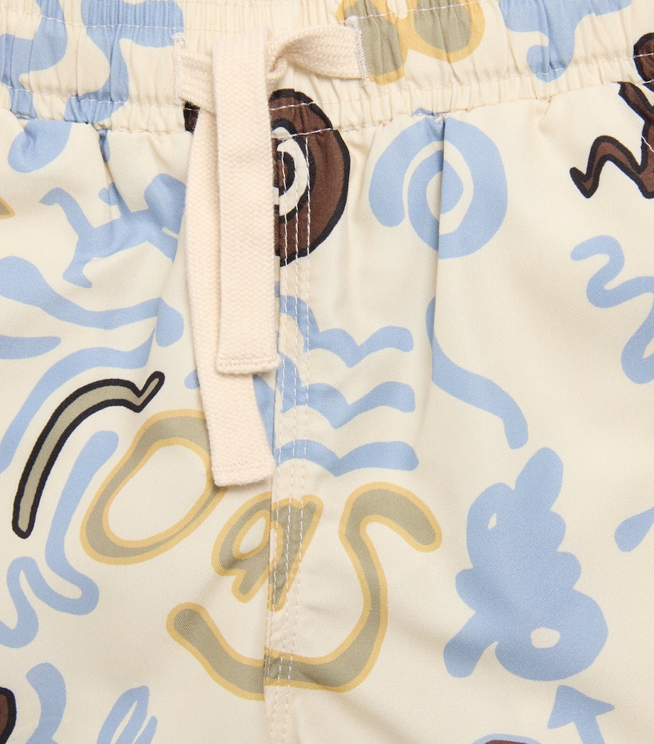 Memento Print Swim Shorts (4-12 Years) 97 LT-MULTI Image 3