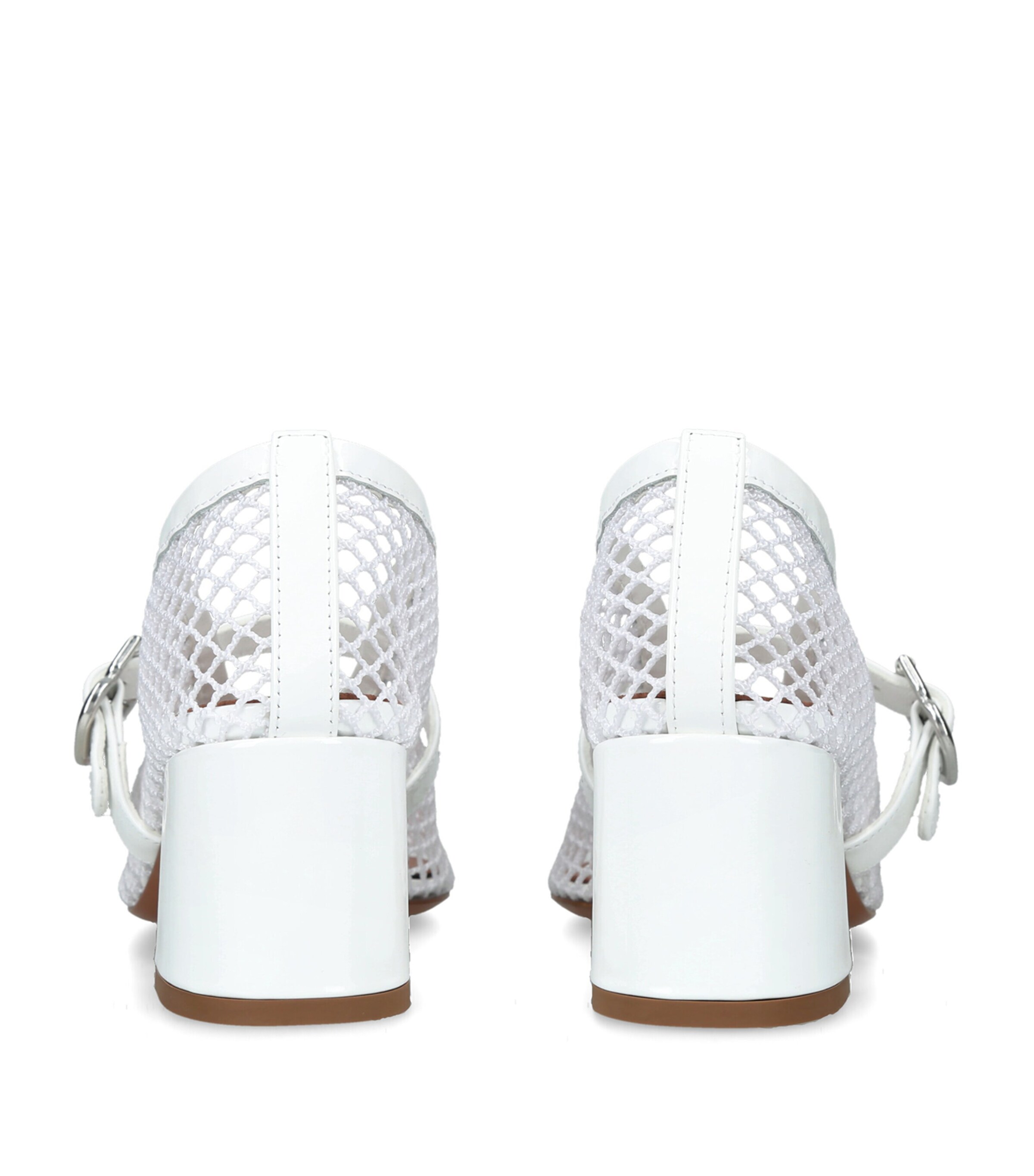 Alaïa Fishnet Pumps 55 White Image 4