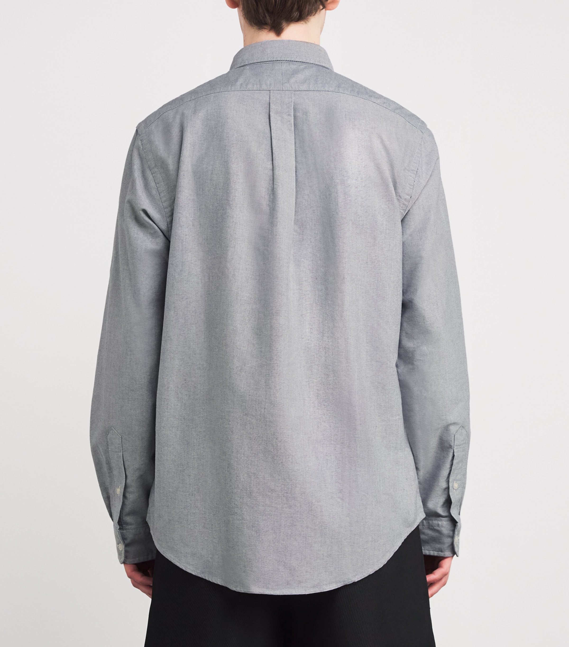 Custom-Fit Oxford Shirt GREY Image 4