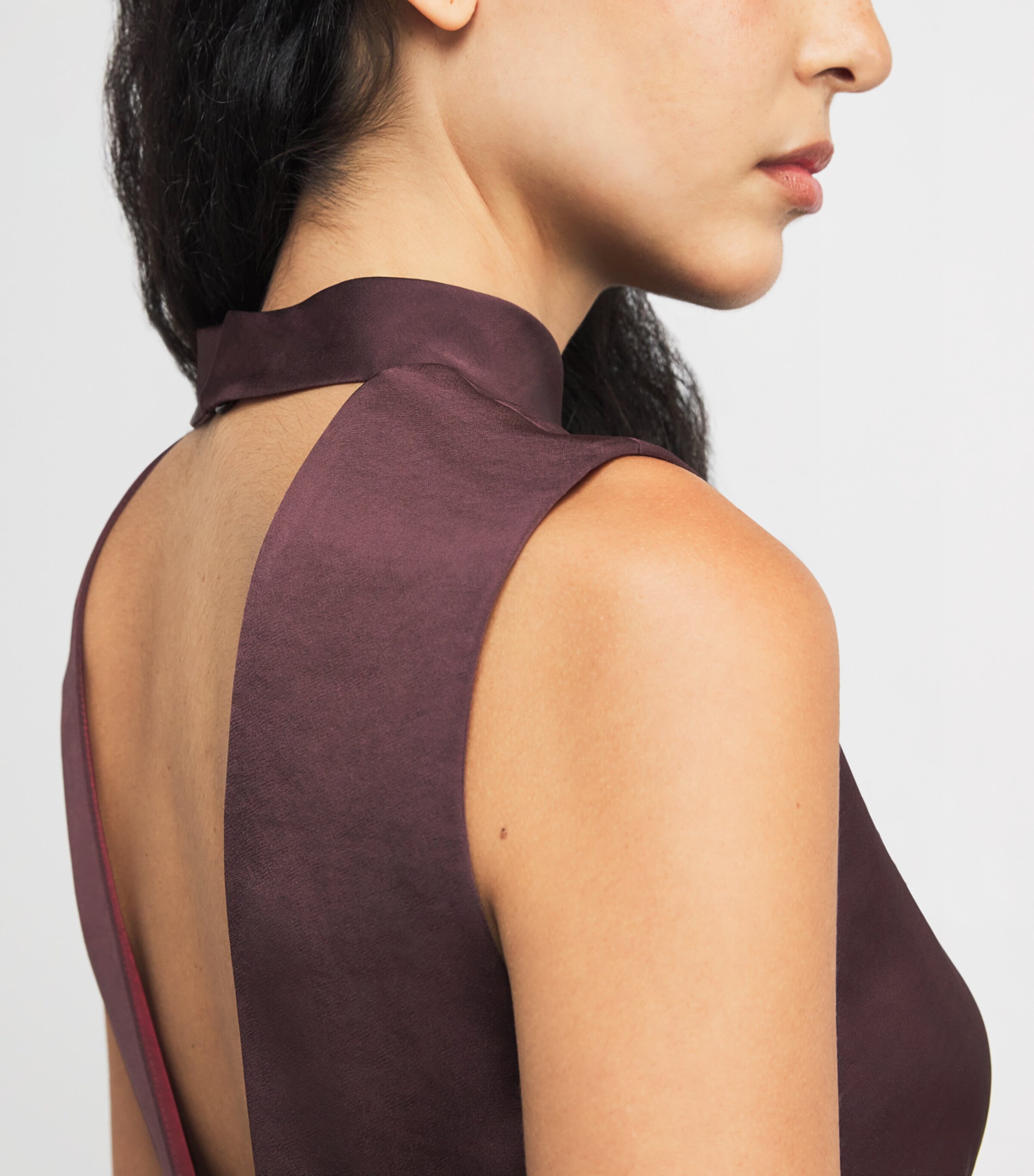 Satin Jumpsuit AUBERGINE Image 7