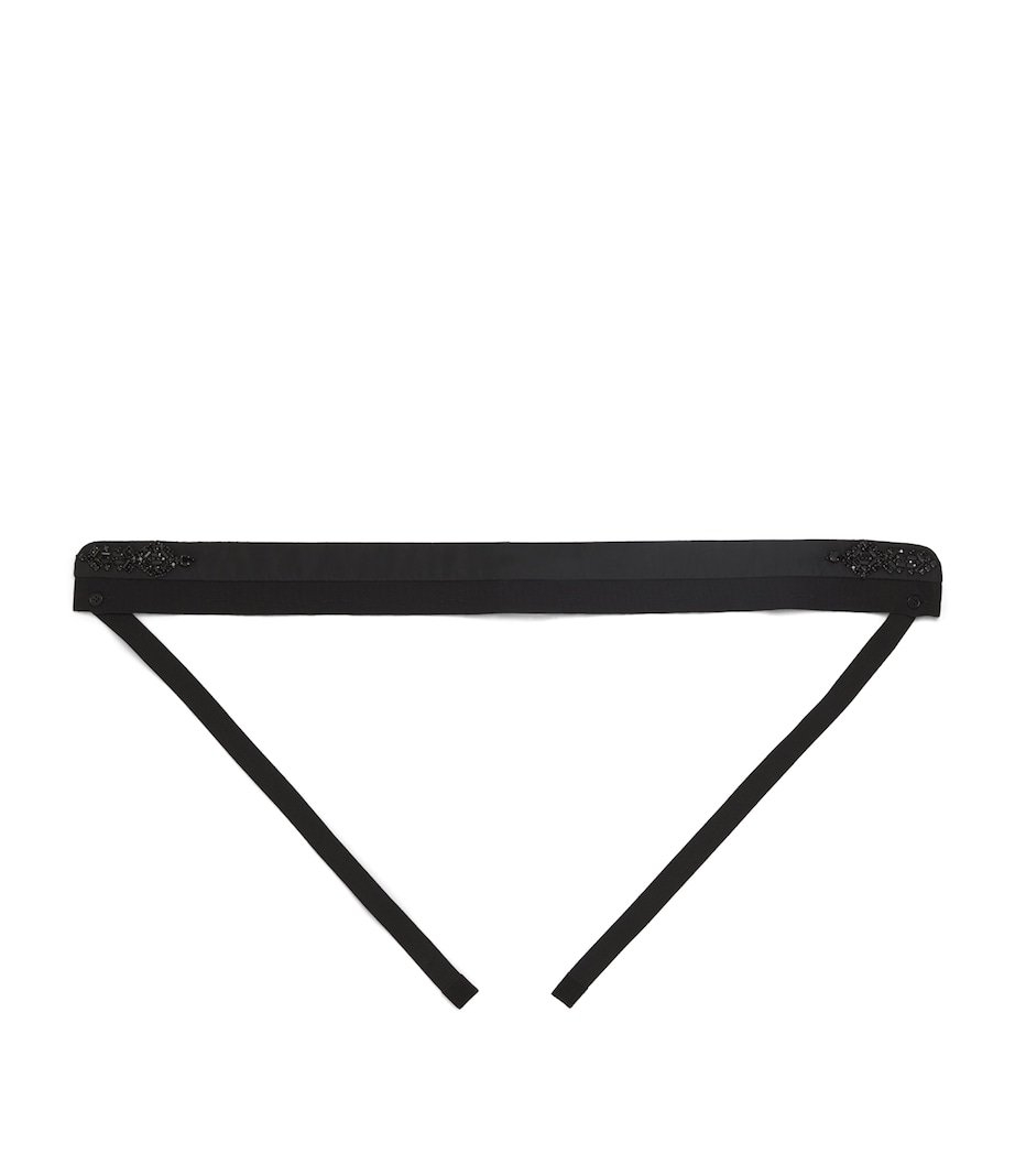 Embellished Hood Trim BLACK Image 1