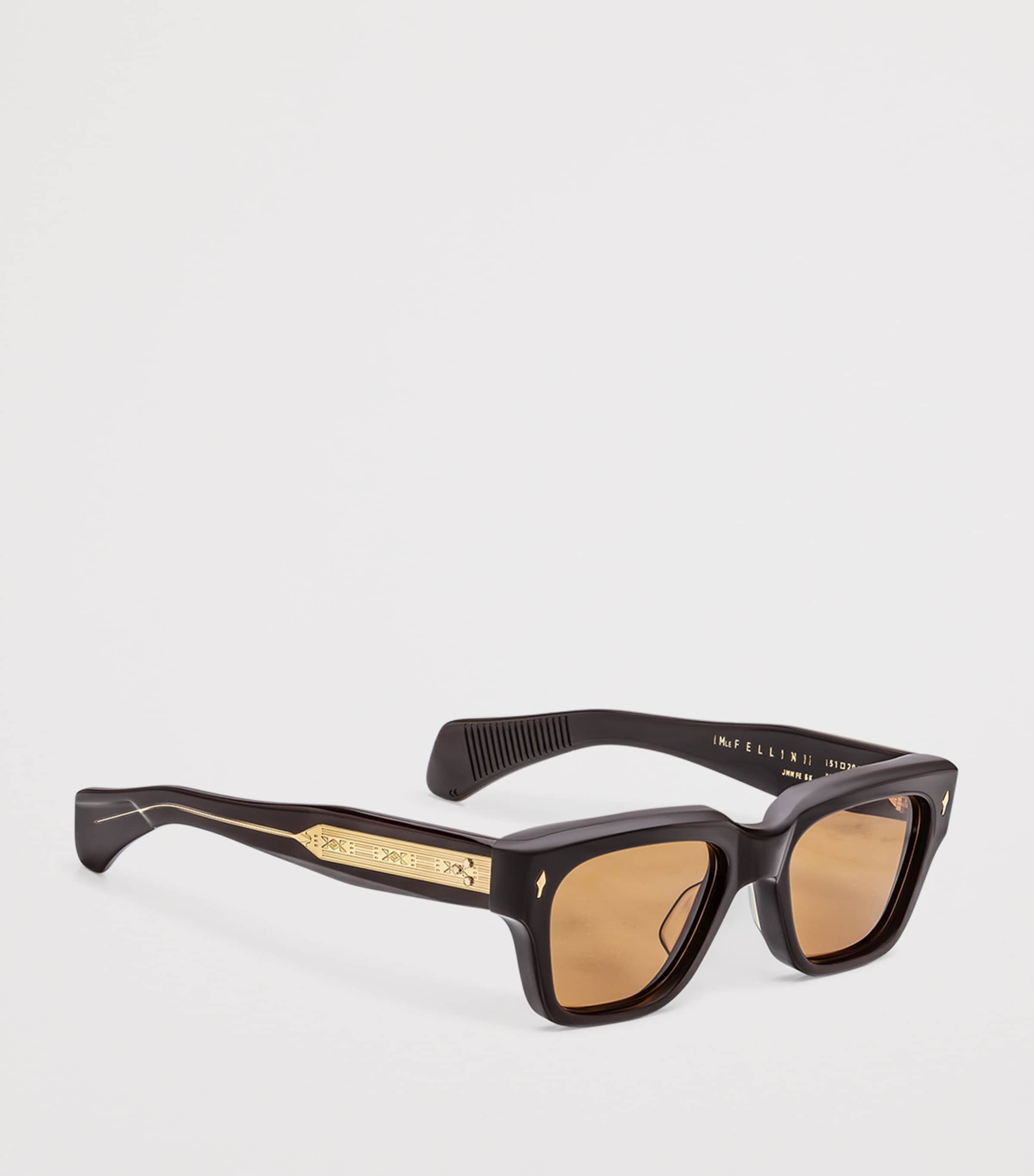 Jacques Marie Mage Acetate Fellini Sunglasses Walnut Image 2