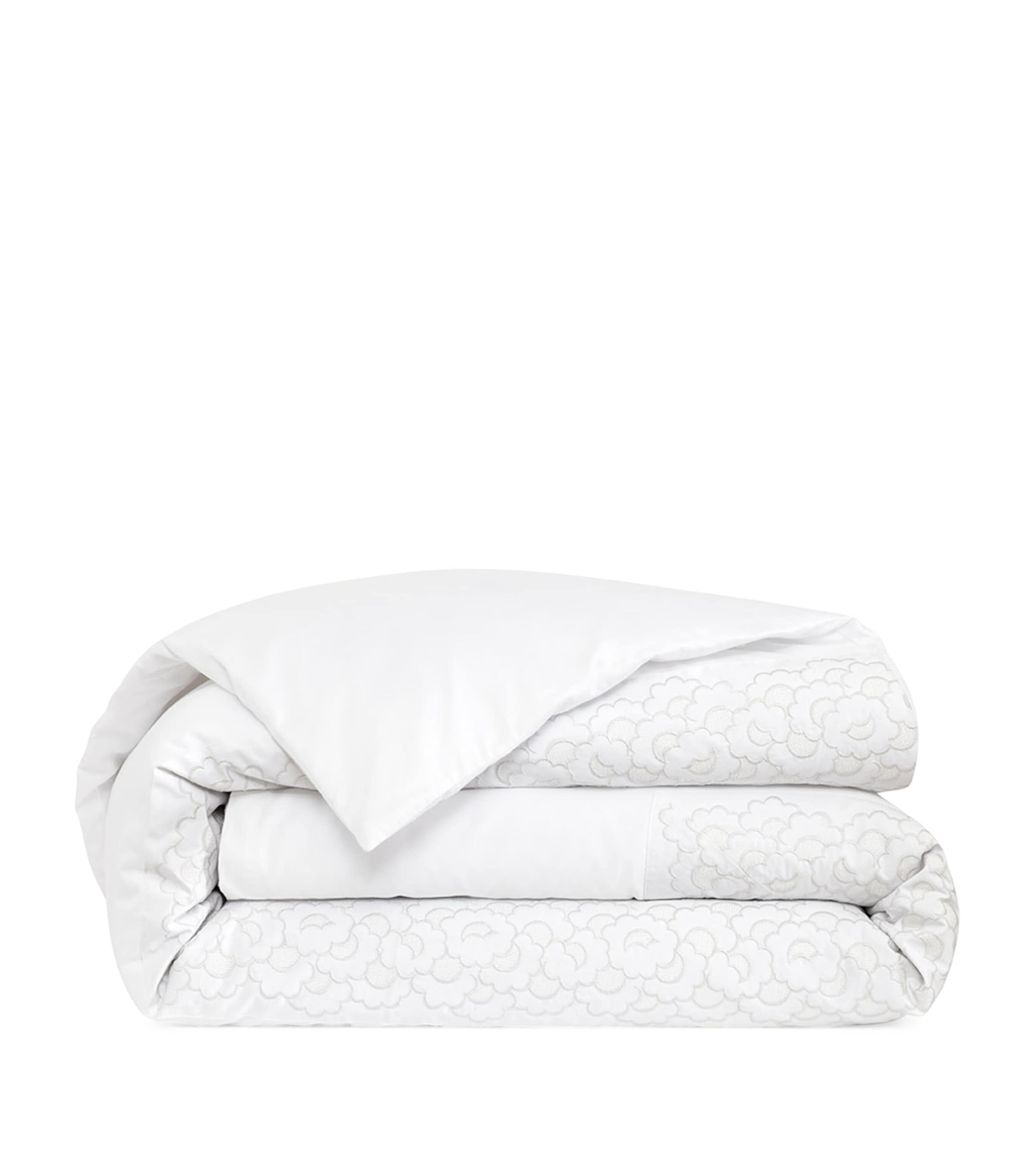 Festons Super King Duvet Cover (260cm x 220cm) BLANC Image 1