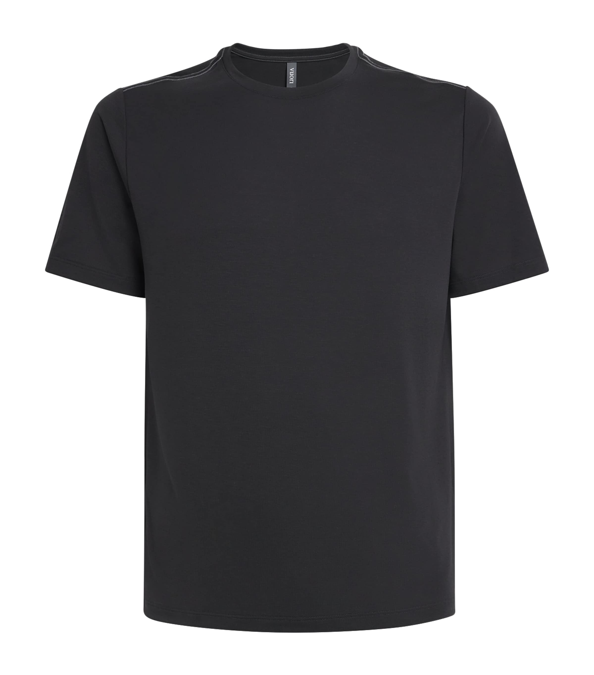 VUORI Mens Current Tech T-Shirt Black Blk Image 1