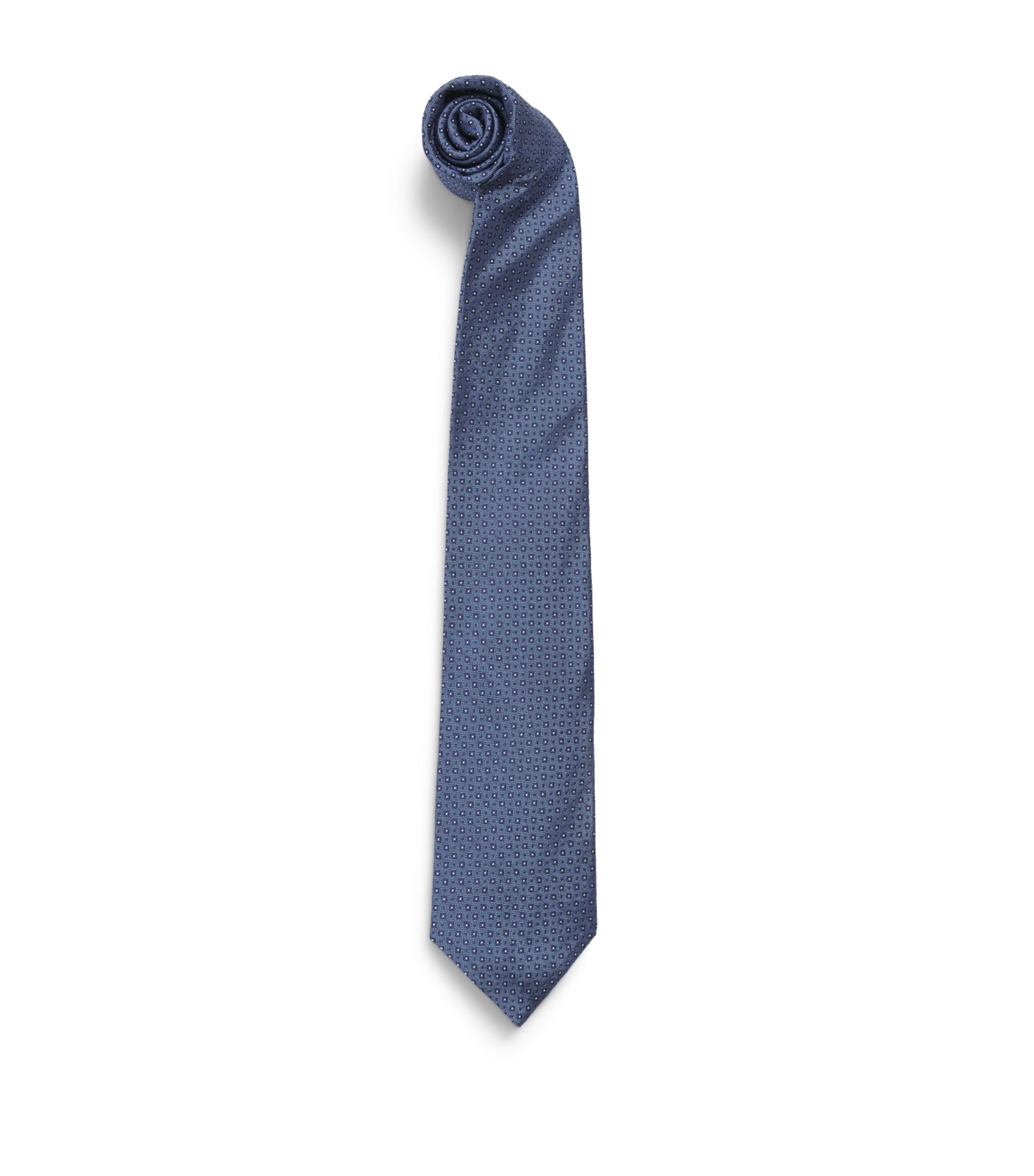 Corneliani Silk Jacquard Tie Sky Blue Image 1