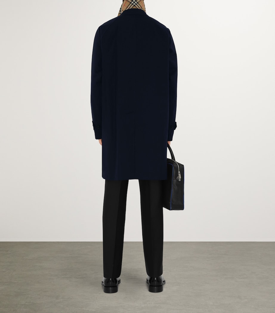 Mid-Length Camden Heritage Car Coat COAL BLUE Image 3