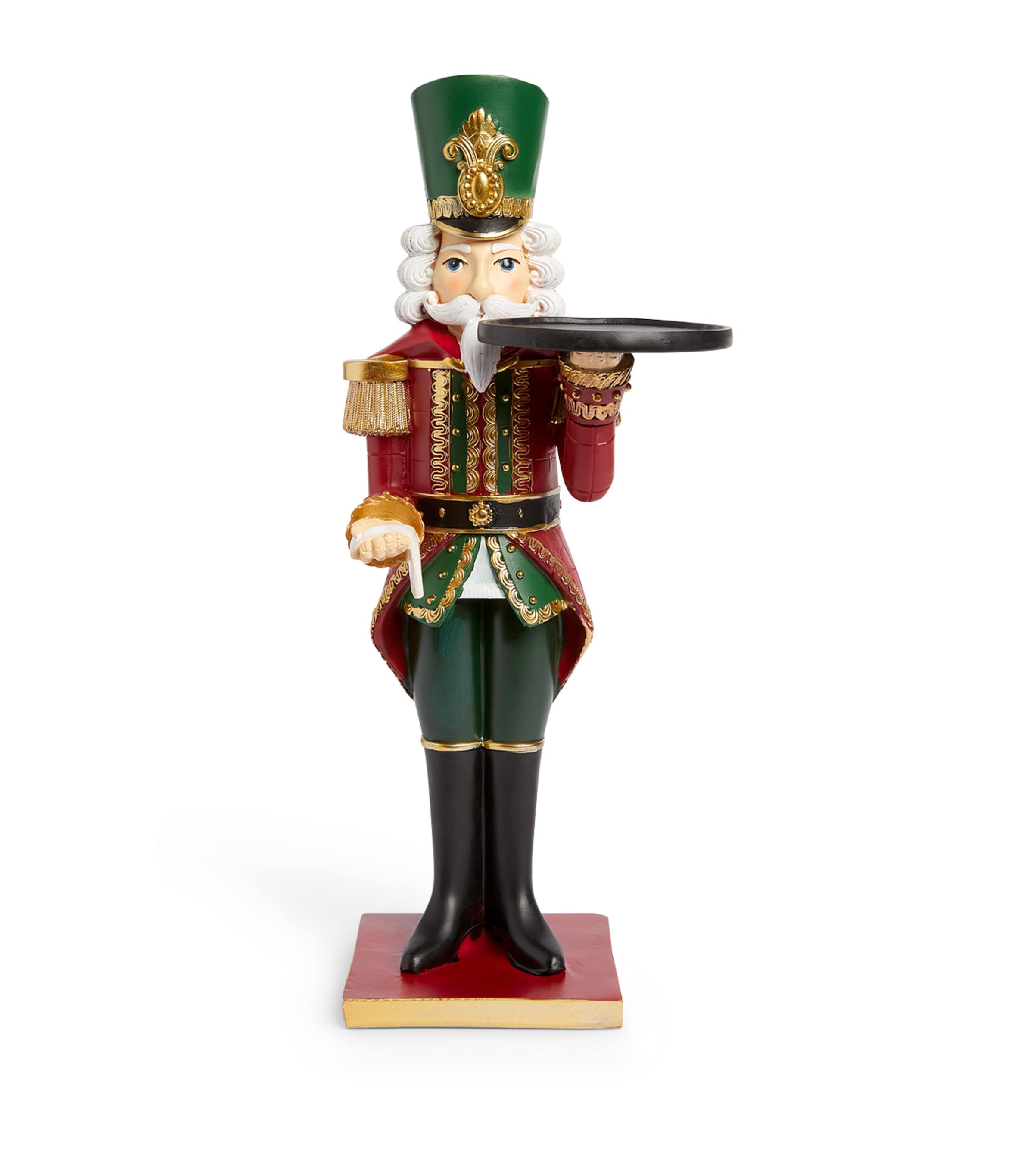 Harrods Nutcracker Soldier With Serving Plate Ornament In Multi