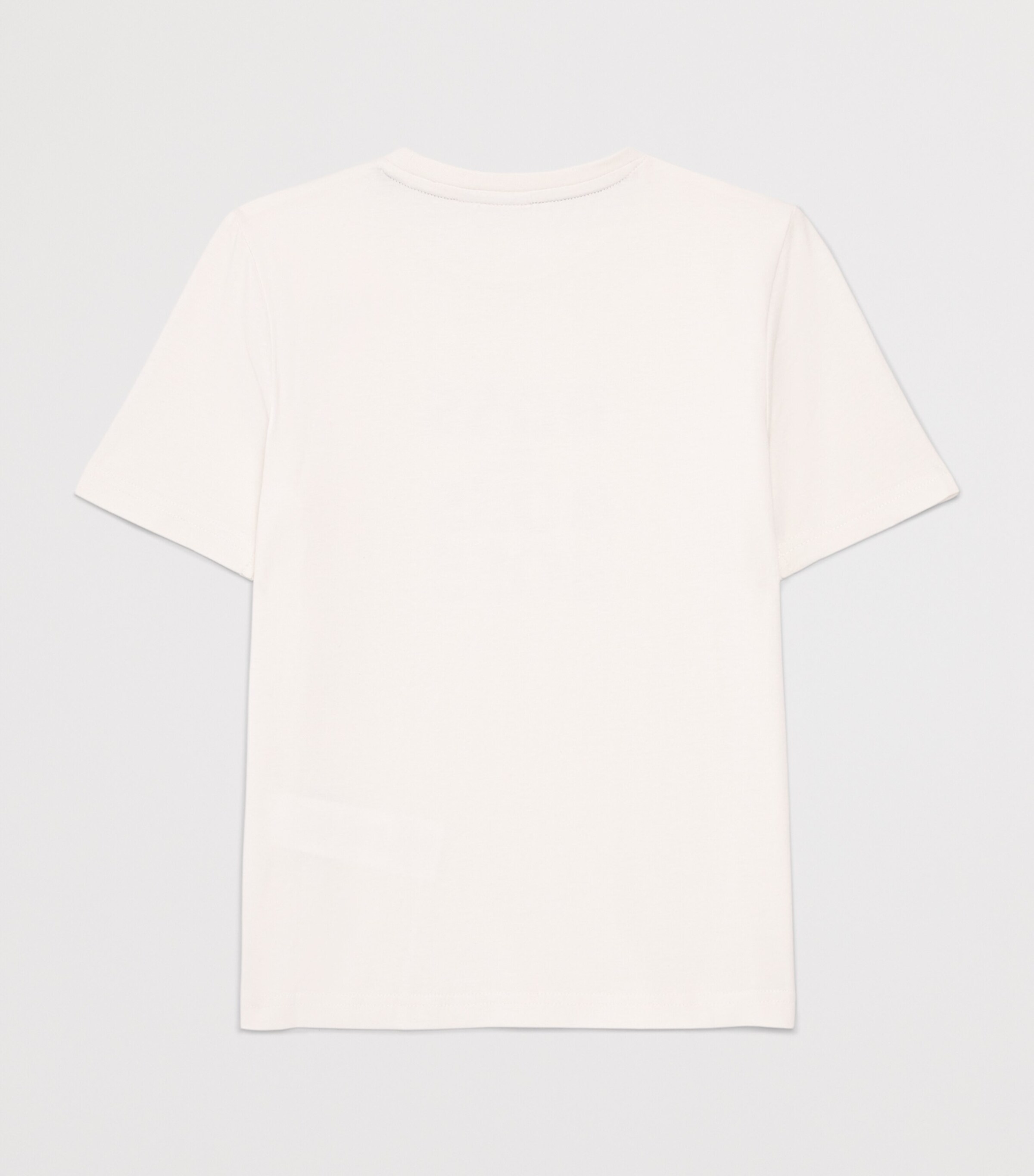 BOSS Kidswear Cotton Logo T-Shirt (4-16 Years) Ivory Image 2