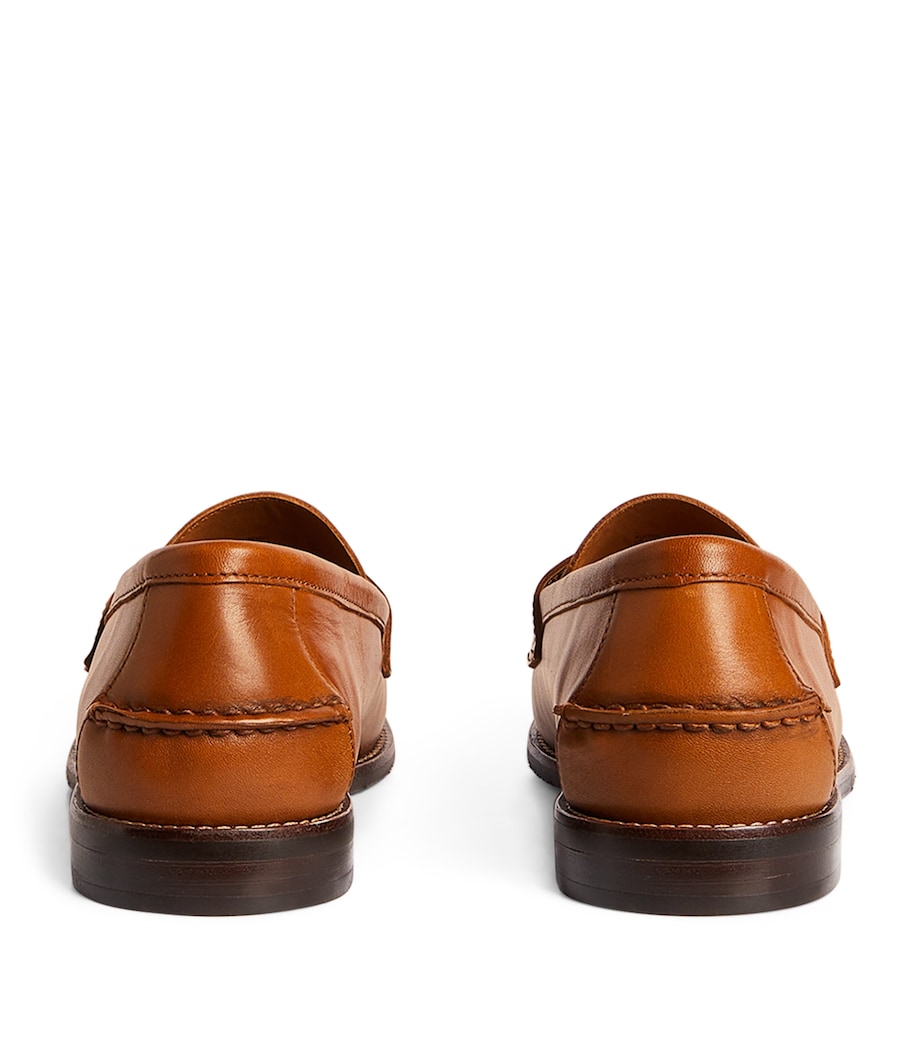 Leather Penny Loafers CLA TAN Image 3