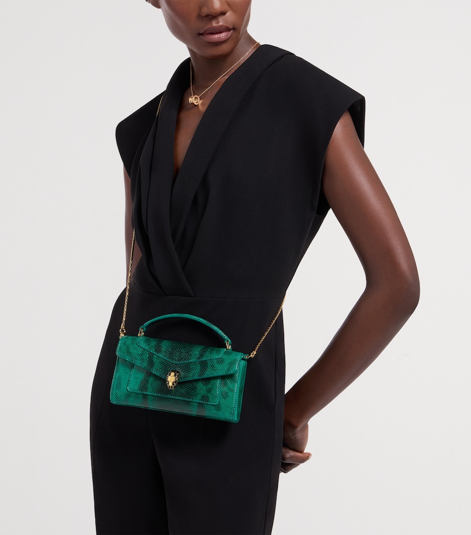Karung Leather Serpenti Forever Phone Case GREEN Image 4