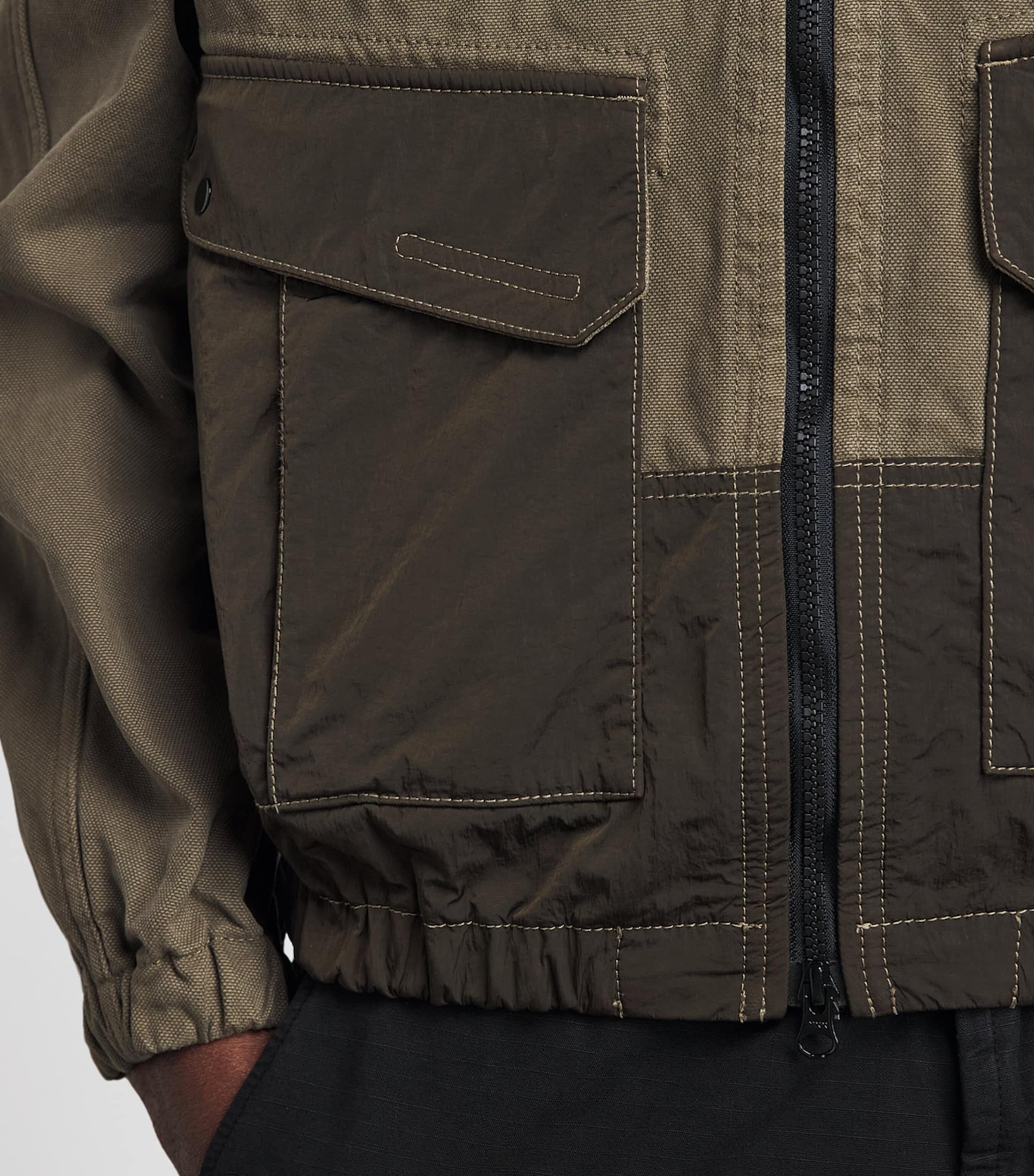 Stone Island Mens Nylon Technical Compass Jacket Image 3