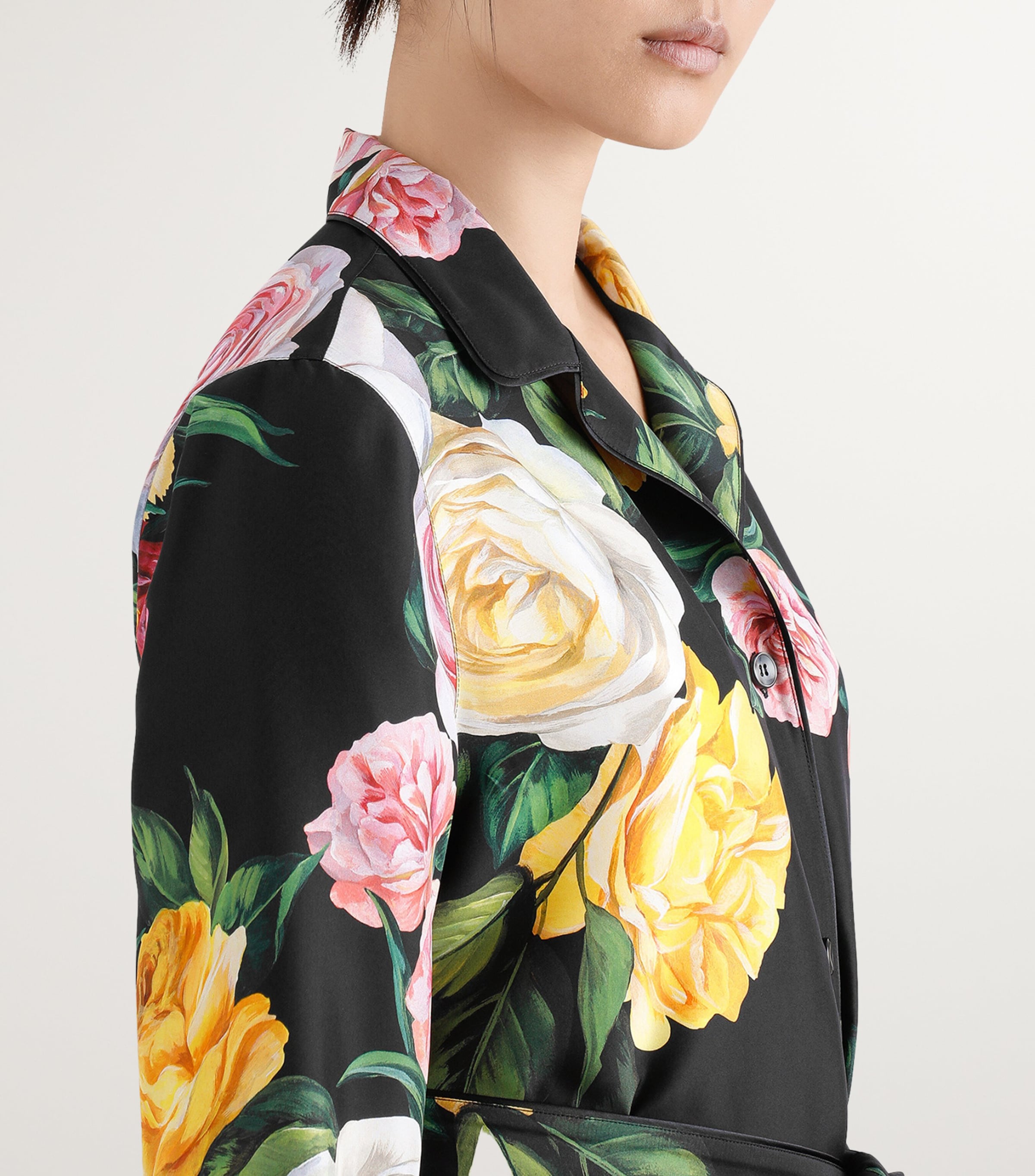 Silk Floral Shirt HN5IY-PEONIE/ROSE F. Image 4