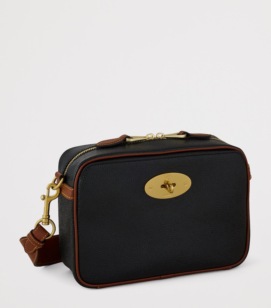 Mulberry Darley Camera Bag Black Cognac Image 4