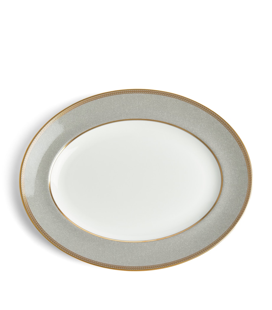 Wedgwood Renaissance Grey Serving Platter (36cm) Grey Image 1