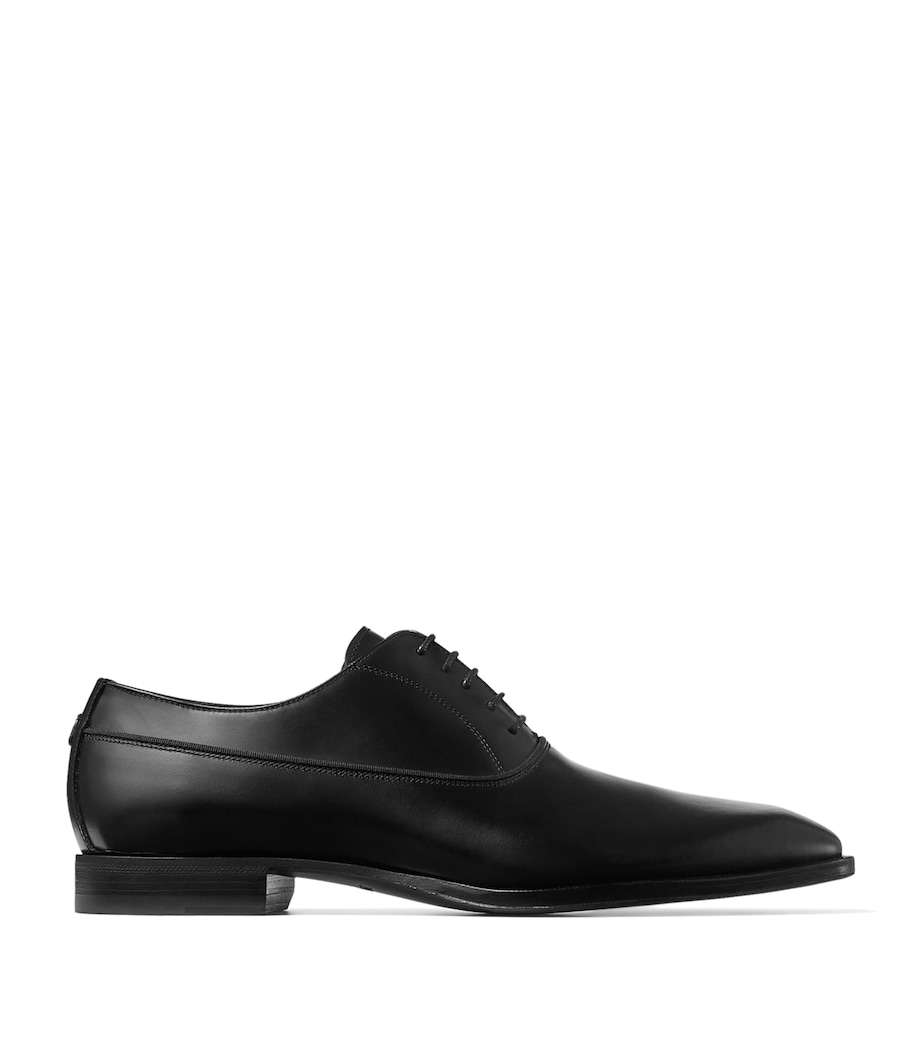 Foxley Leather Oxford Shoes BLACK Image 1