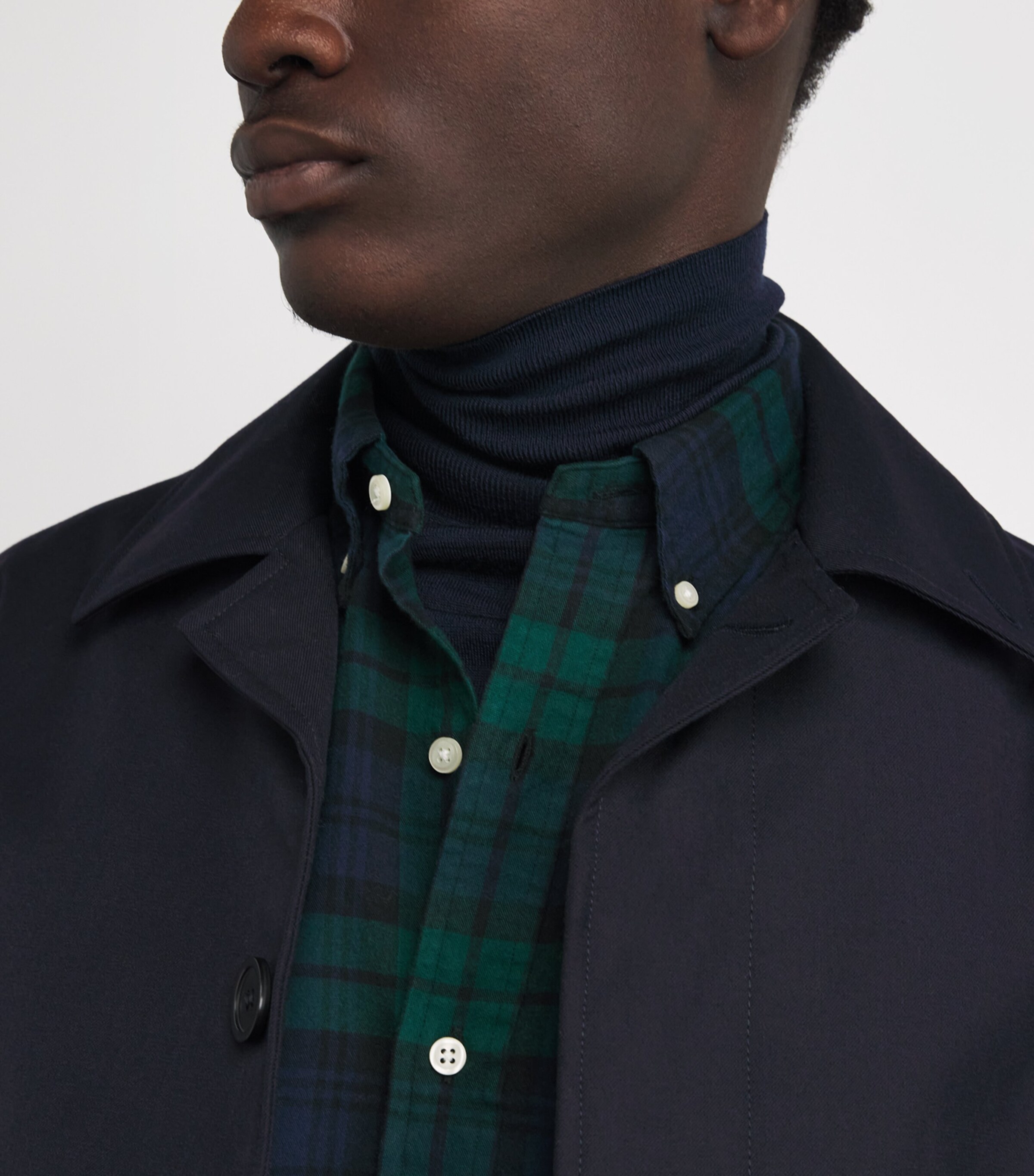 Cotton Black Watch Tartan Shirt MULTI Image 6