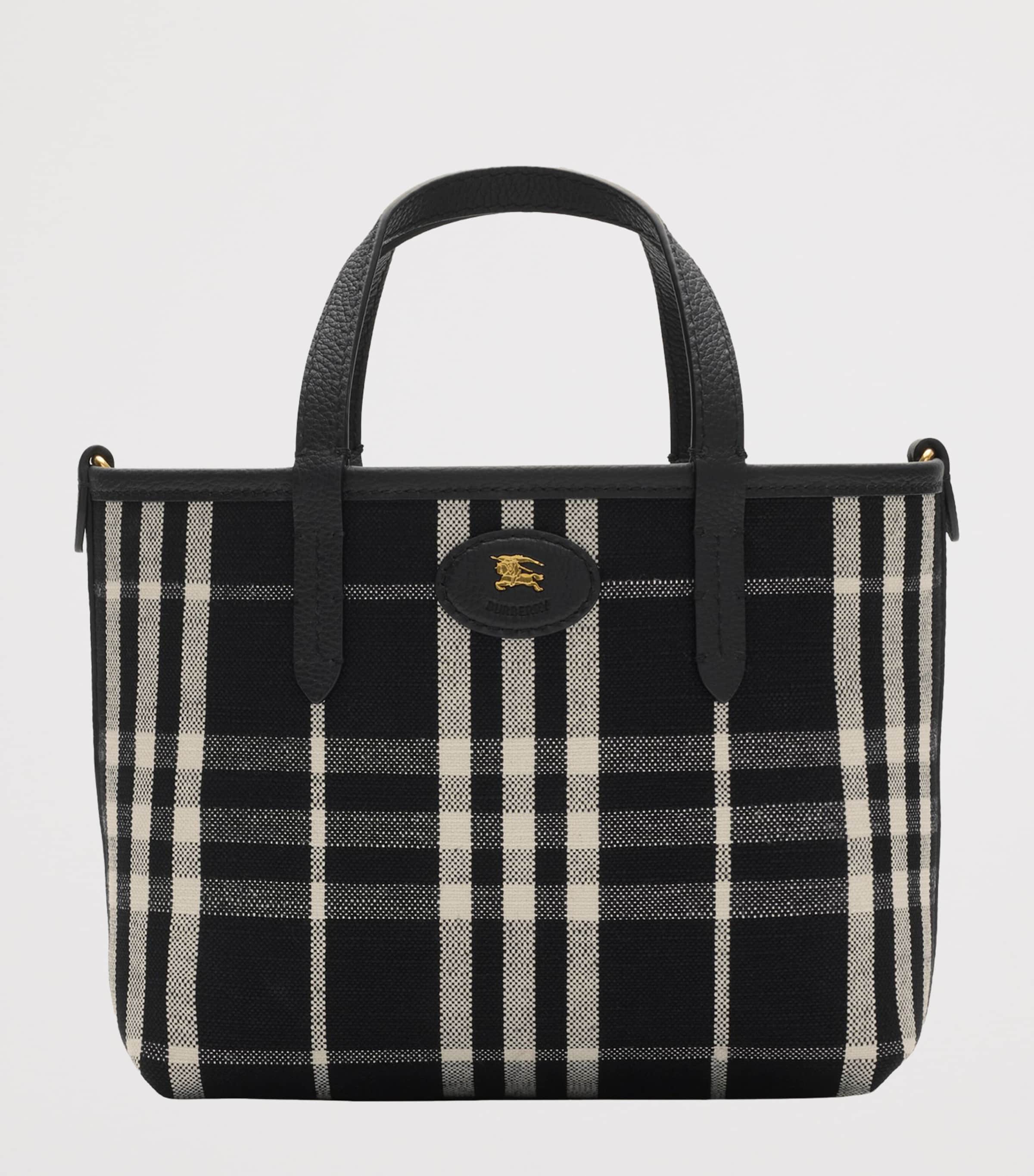 Mini Leather Reversible Bloomsbury Tote​ Bag BLACKBLACK CALICO Image 2