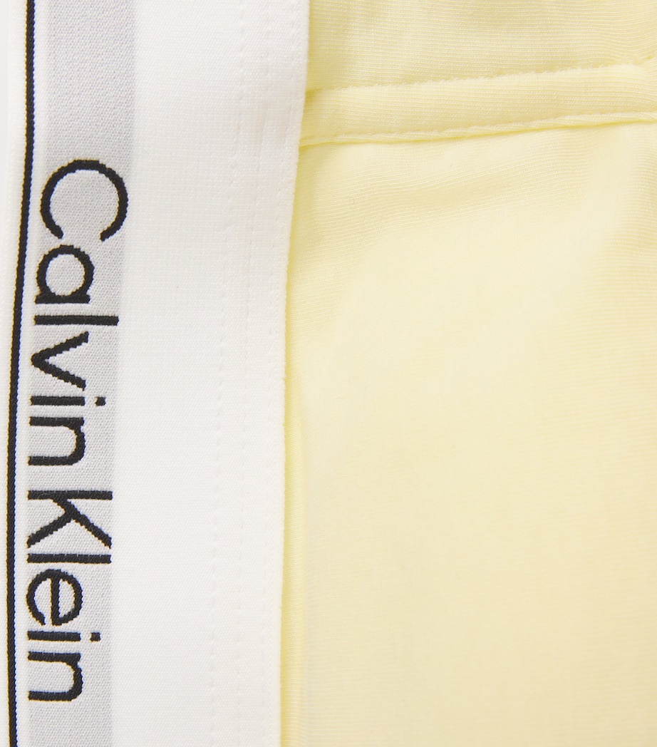 Calvin Klein Womens Cotton-Blend Icon Lined Bralette Zrk/pear Sorbet Image 4