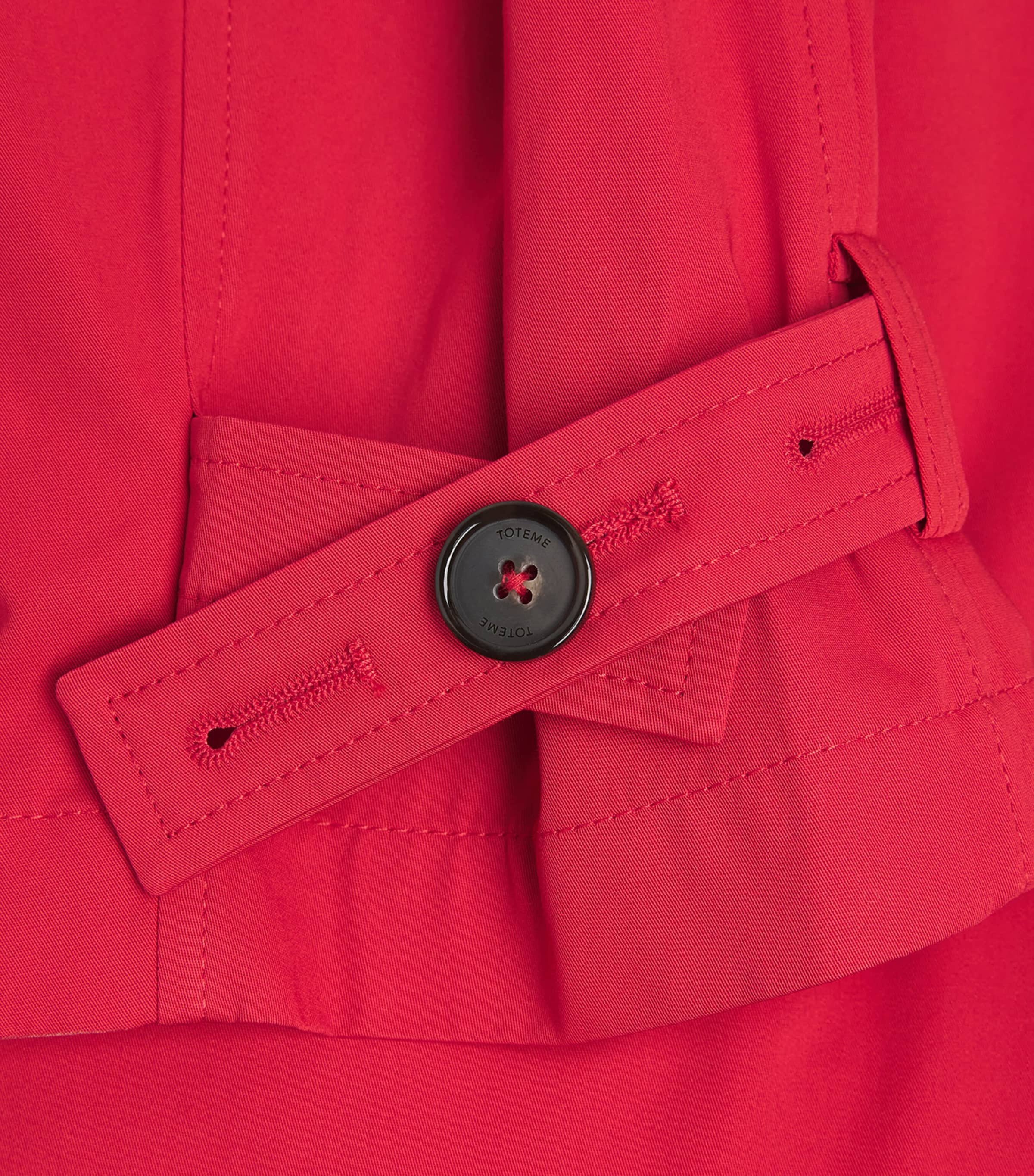 Organic Cotton Spring Trench Coat 344 POPPY Image 5