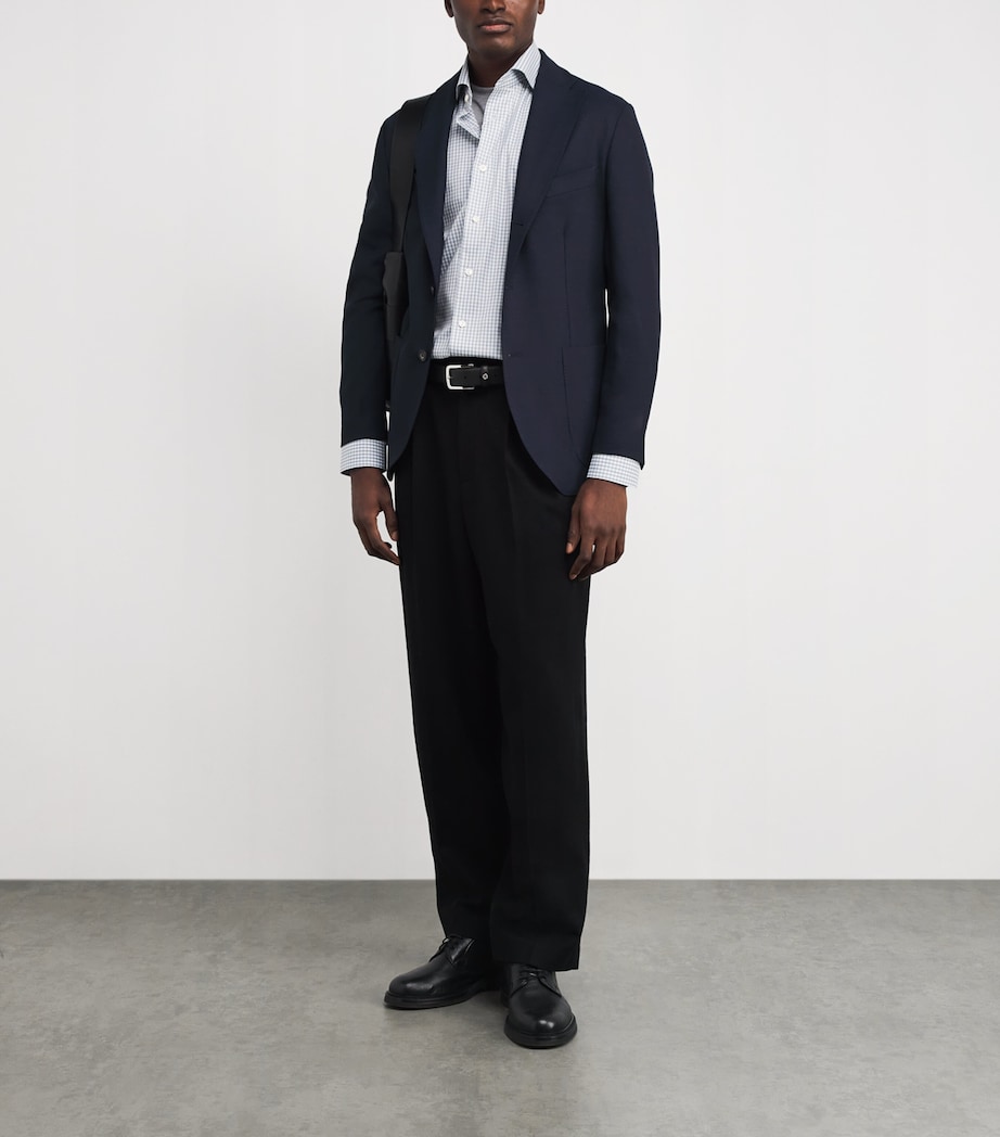 Wool-Blend Tech Blazer 28NAVY BLUE Image 2