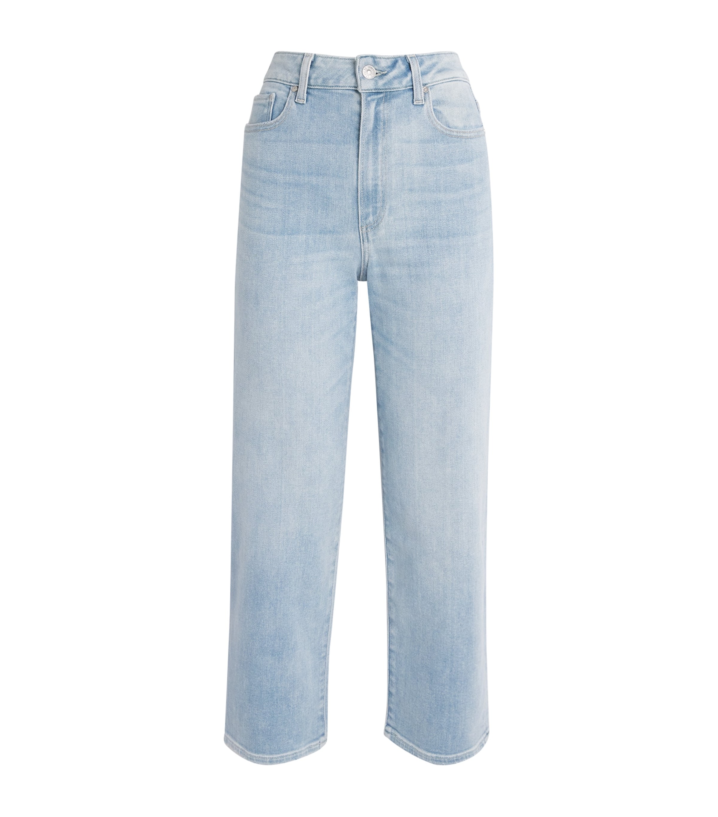 PAIGE Womens Stevie High-Rise Straight Ankle Jeans Coliseum Image 1