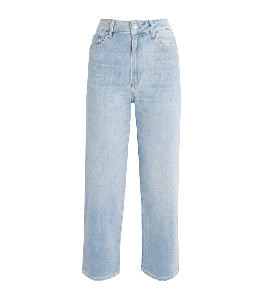 PAIGE Womens Stevie High-Rise Straight Ankle Jeans Coliseum Image 1