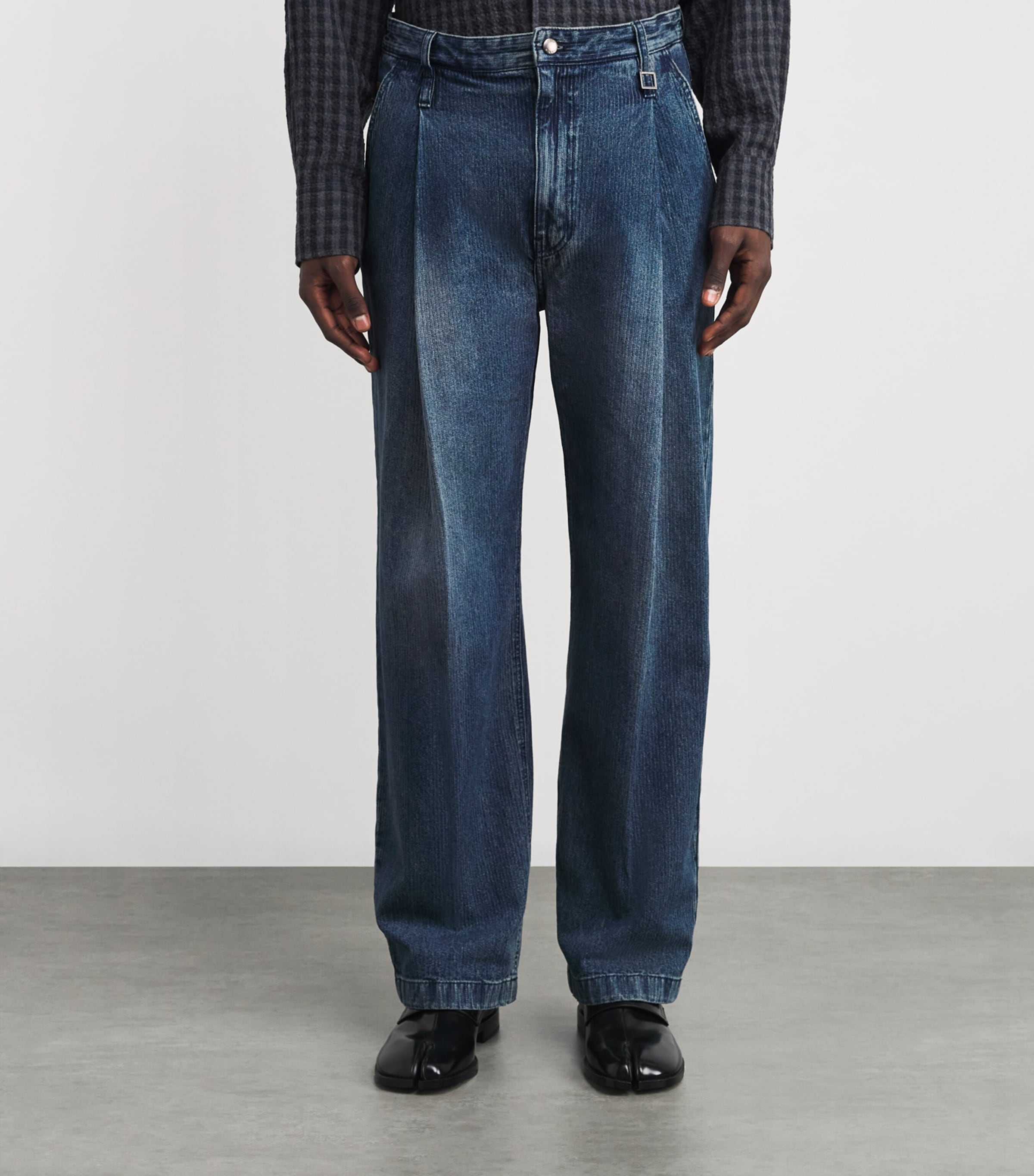 Wide-Leg Jeans BLUE Image 3