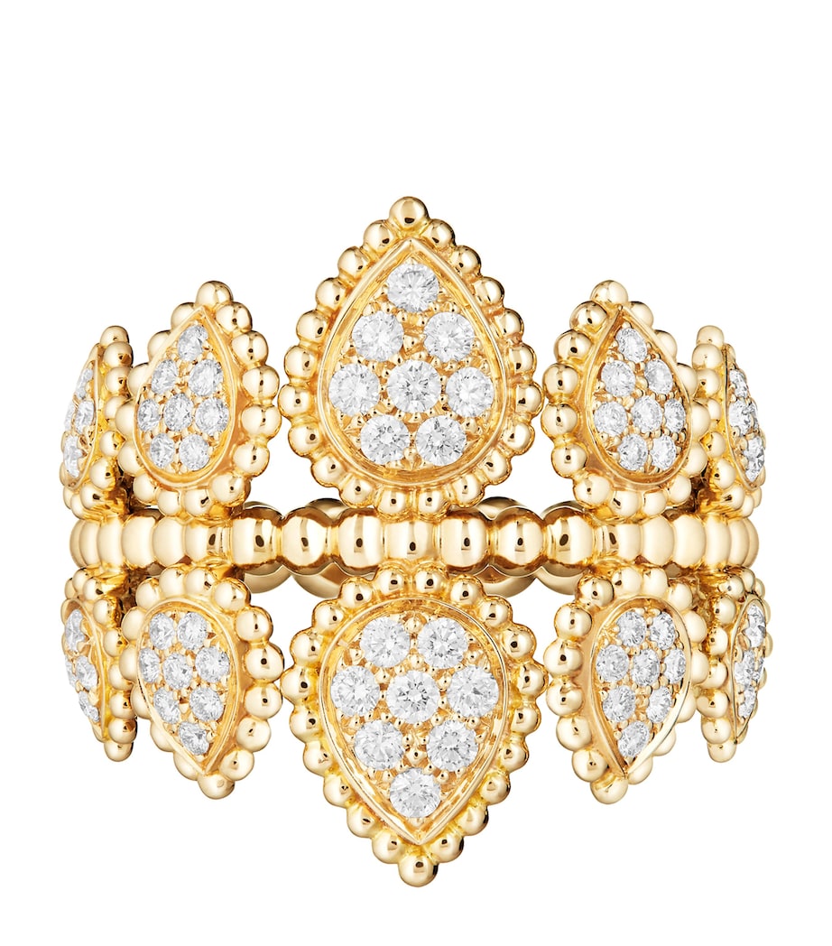 Yellow Gold and Diamond Serpent Bohème Ring YELLOW GOLD Image 4