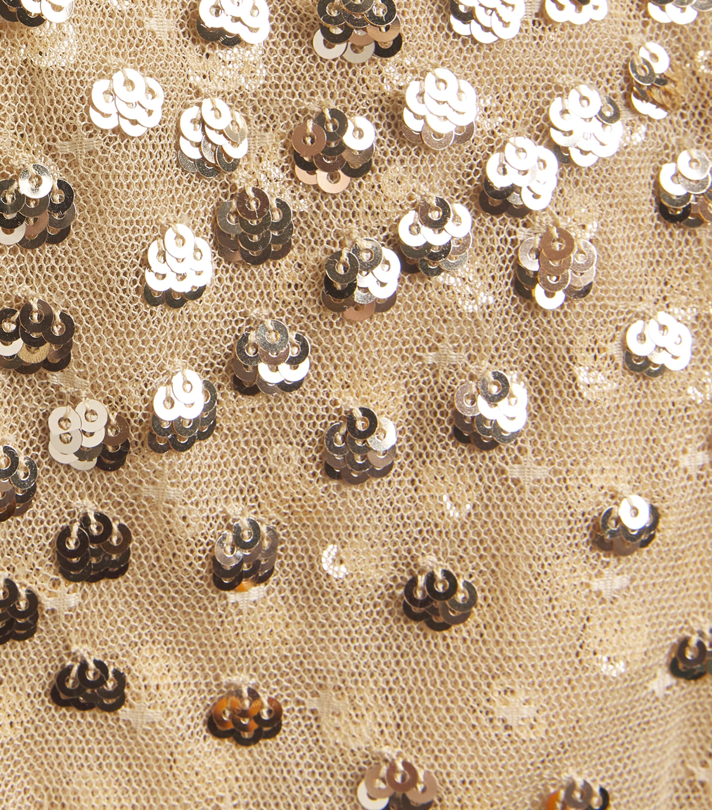 Sequin Scallop Gown HONEY Image 5