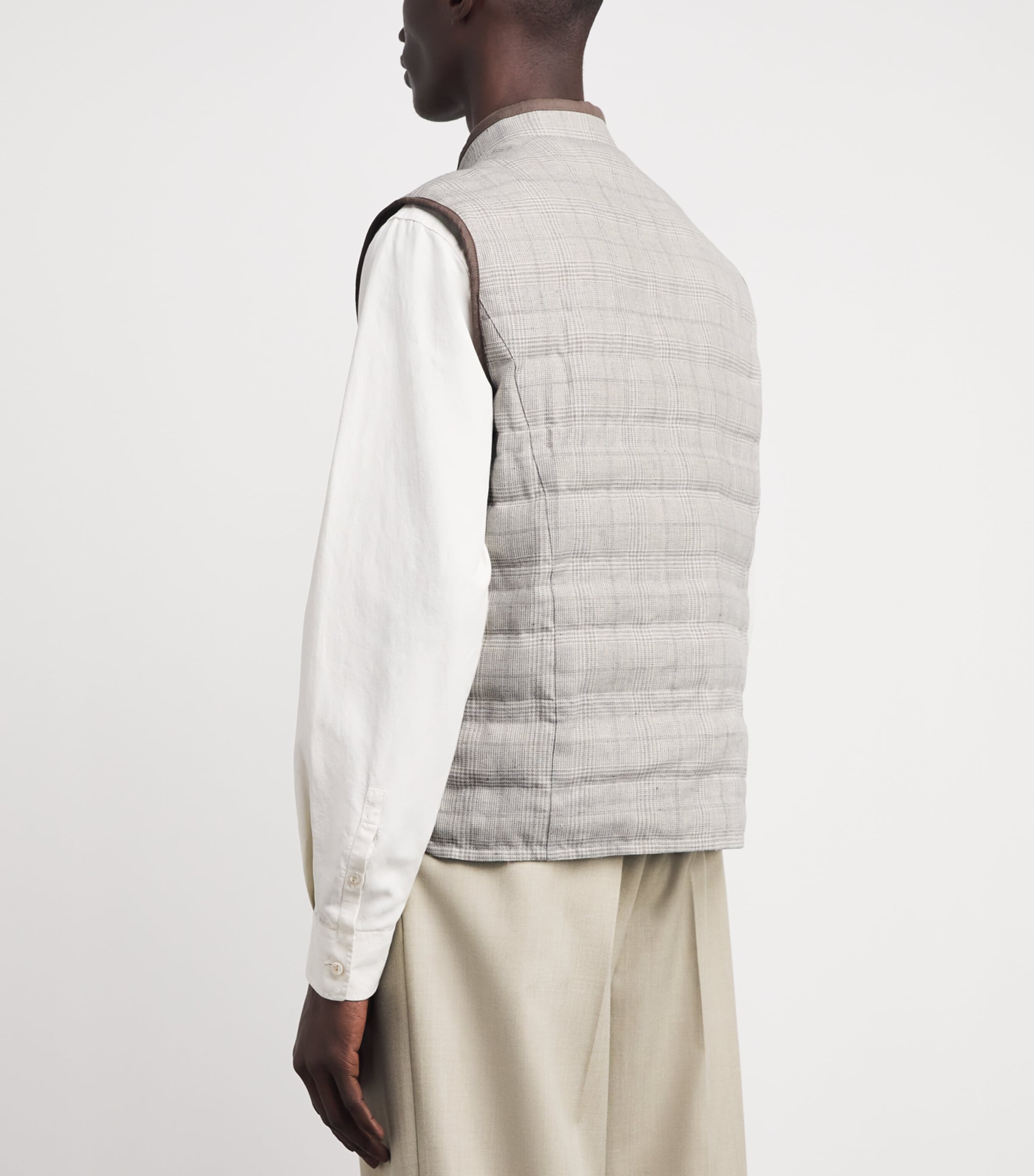 Reversible Padded Gilet 025 GREY DYED STEEL Image 5